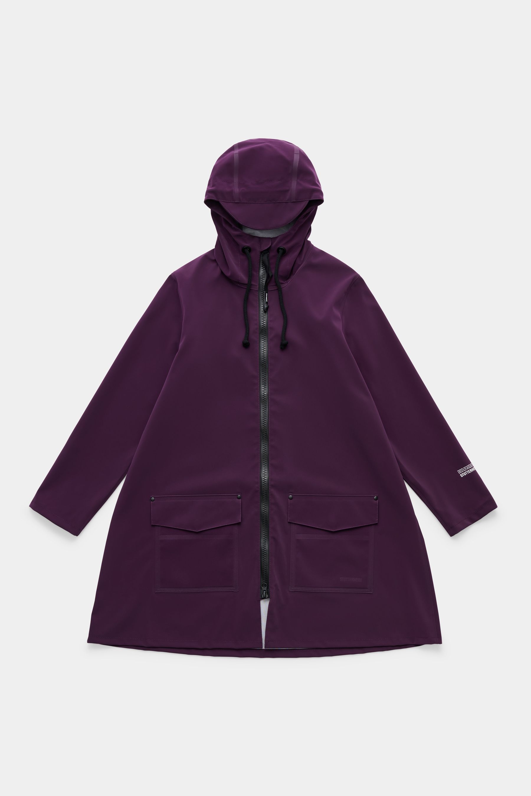 stutterheim mosebacke patch purple haze women jackets raincoats