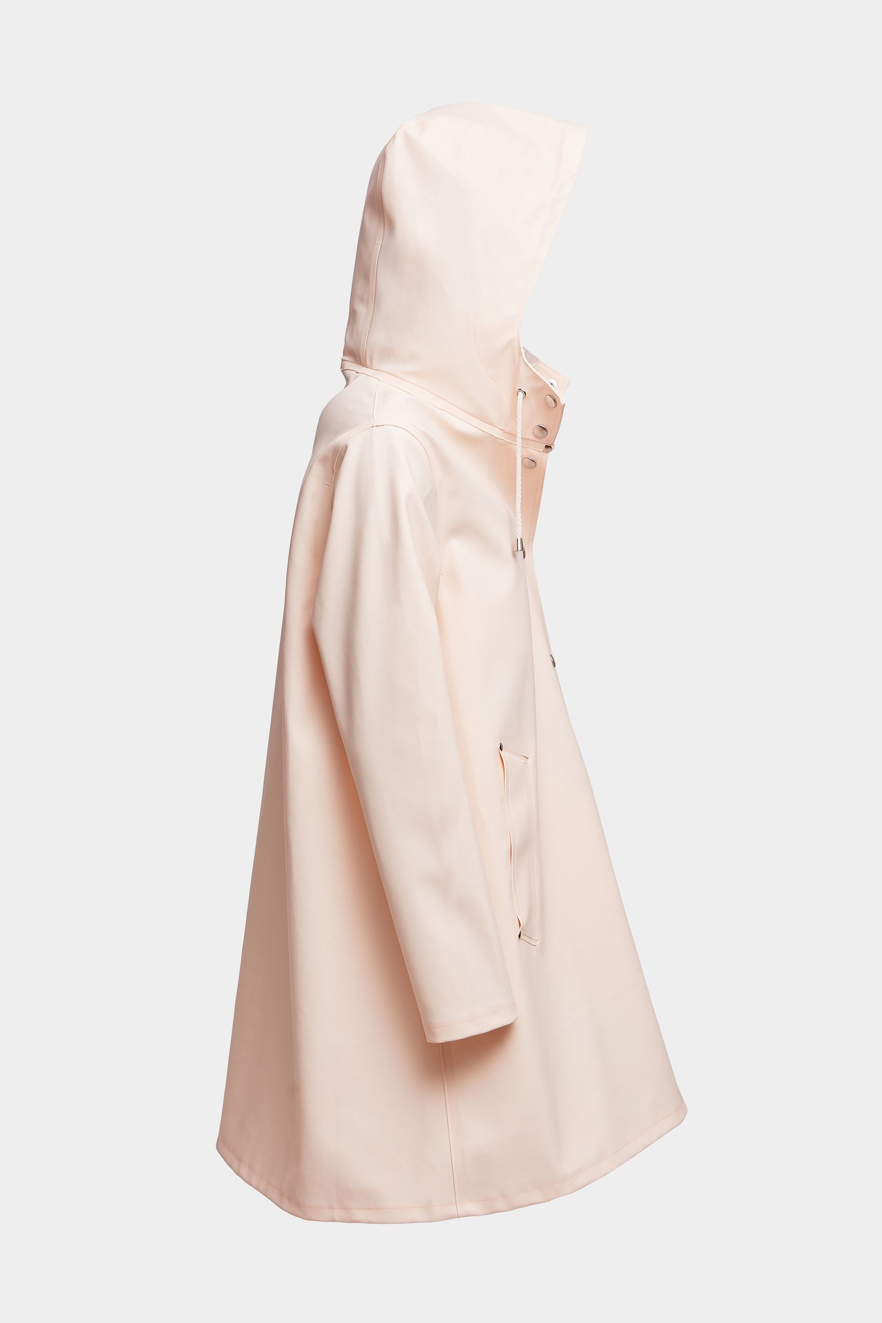 stutterheim mosebacke raincoat peach women jackets raincoats