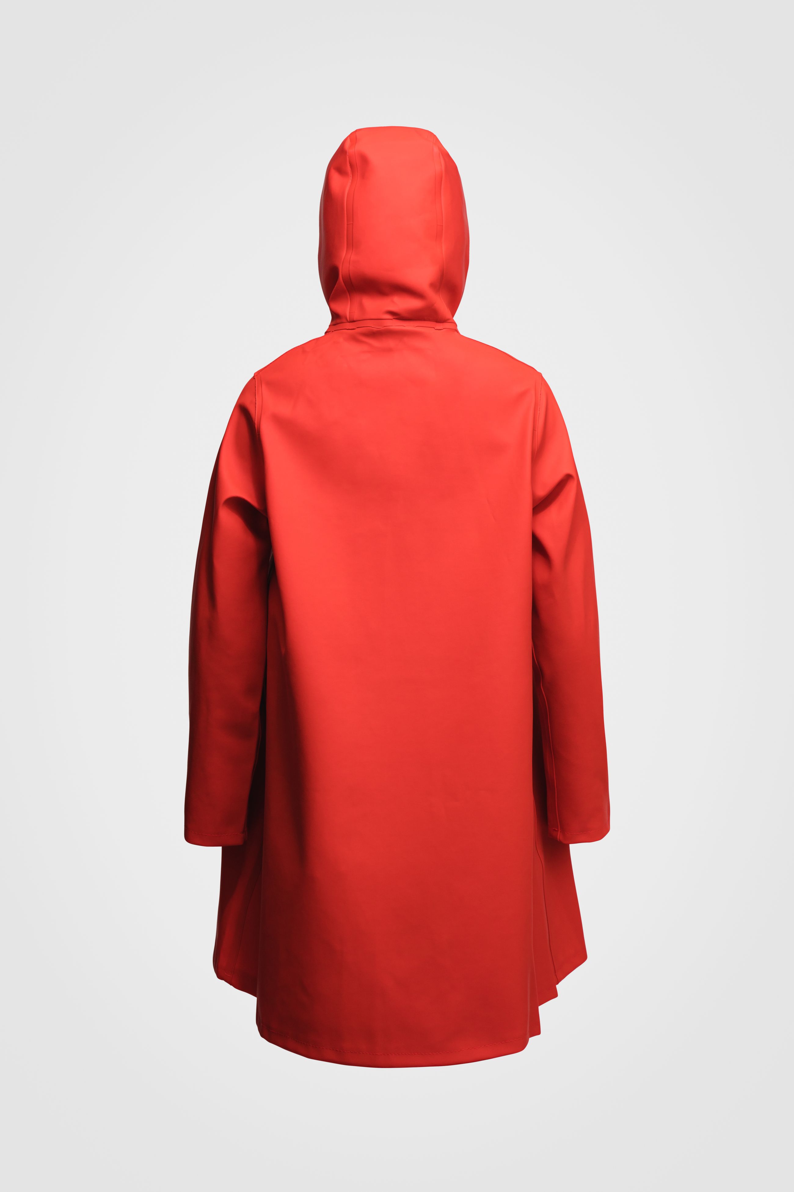 stutterheim mosebacke raincoat red women jackets raincoats