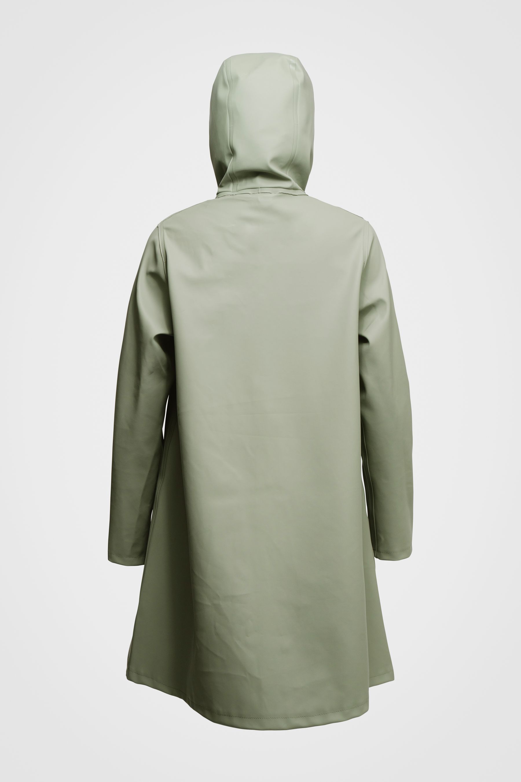 stutterheim mosebacke raincoat sage women jackets raincoats