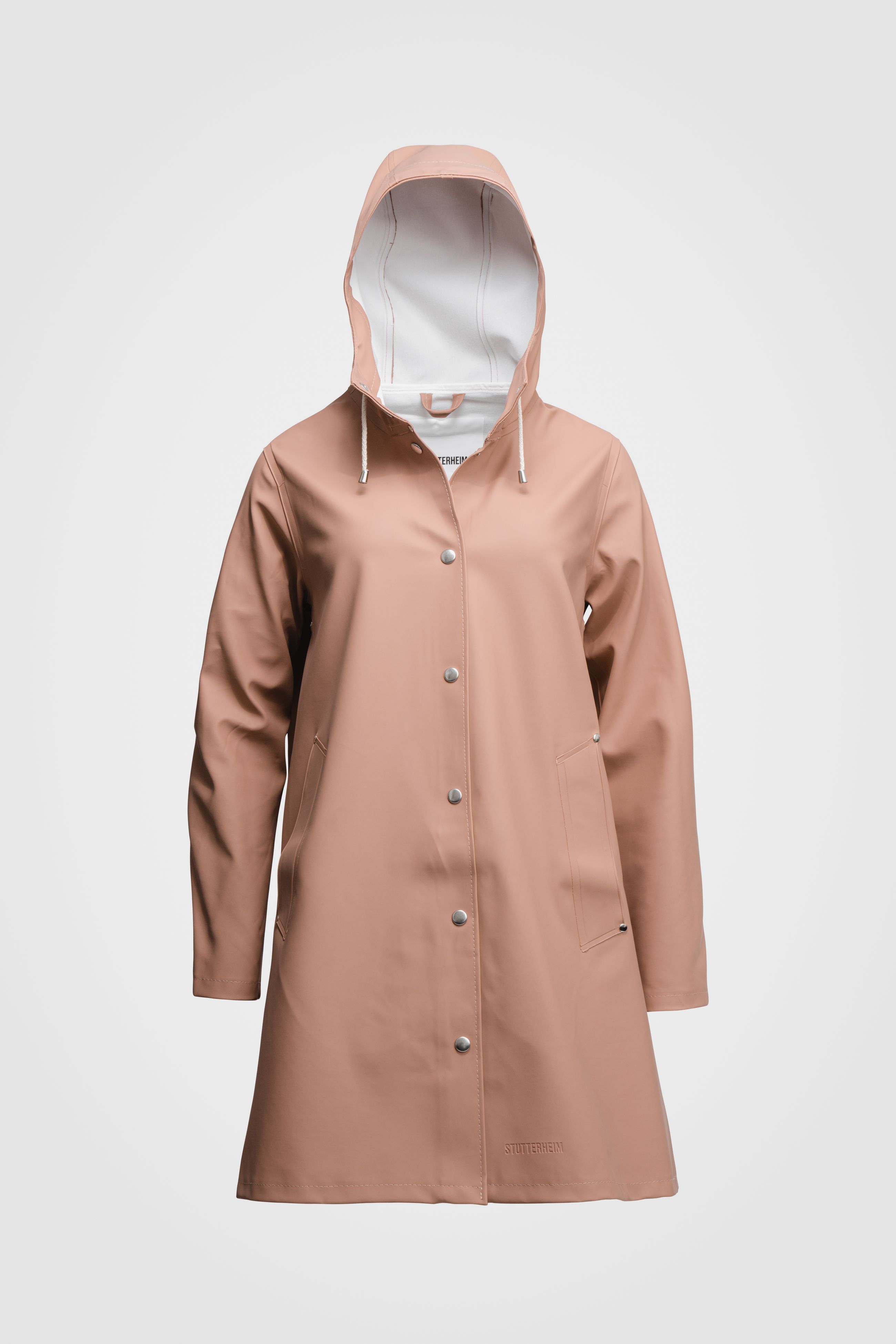 stutterheim mosebacke raincoat sandalwood women jackets raincoats