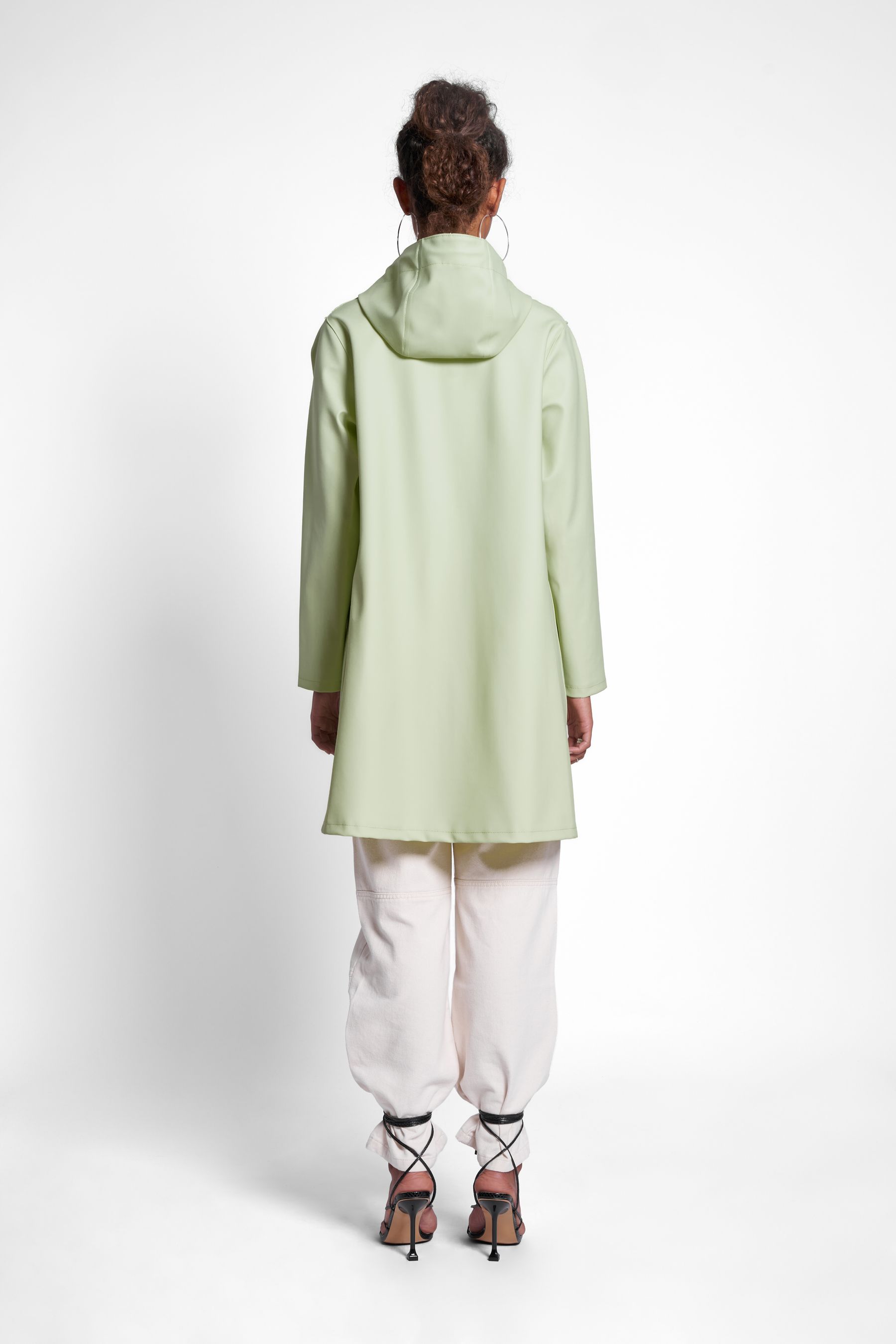 stutterheim mosebacke raincoat seafoam green women jackets raincoats