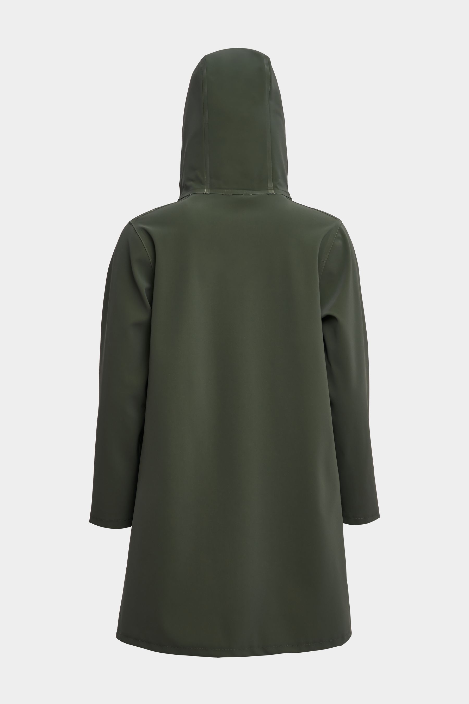 stutterheim mosebacke matte raincoat green women jackets raincoats