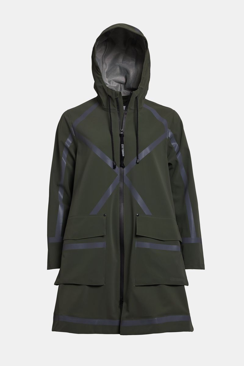 Stutterheim Mosebacke Tape Matte Raincoat