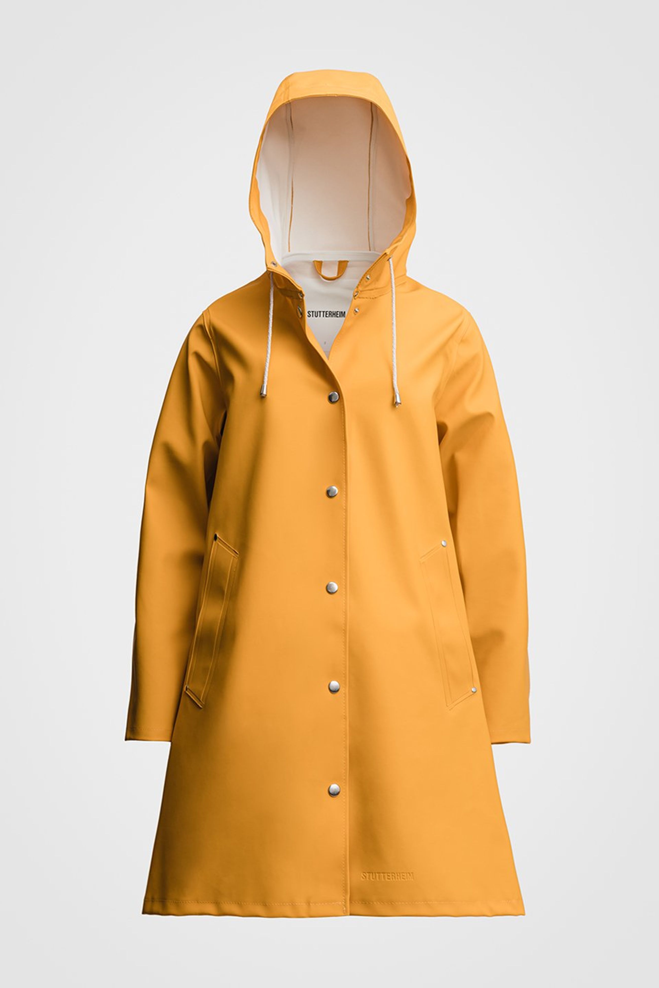 stutterheim mosebacke raincoat warm honey women jackets raincoats