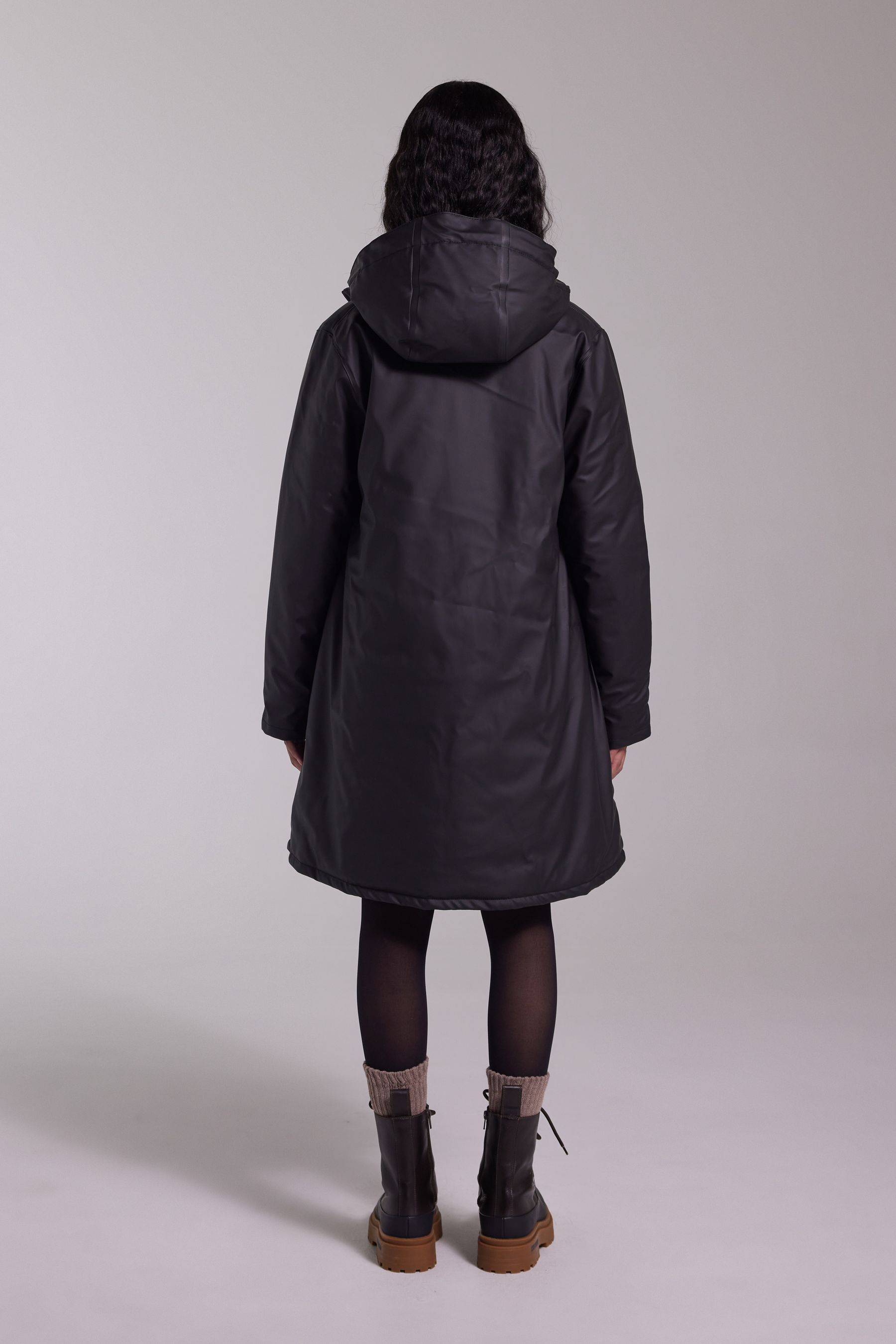 stutterheim mosebacke winter jacket black women jackets winter-coats