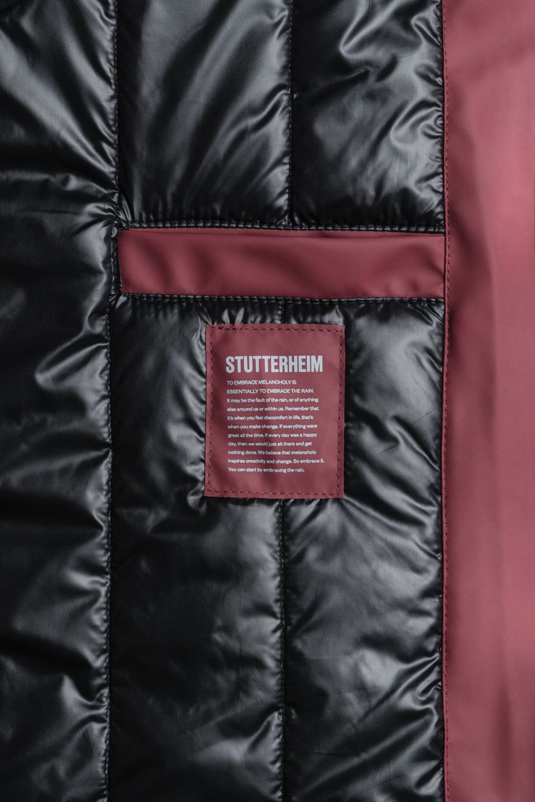 stutterheim mosebacke winter jacket burgundy women jackets winter-coats