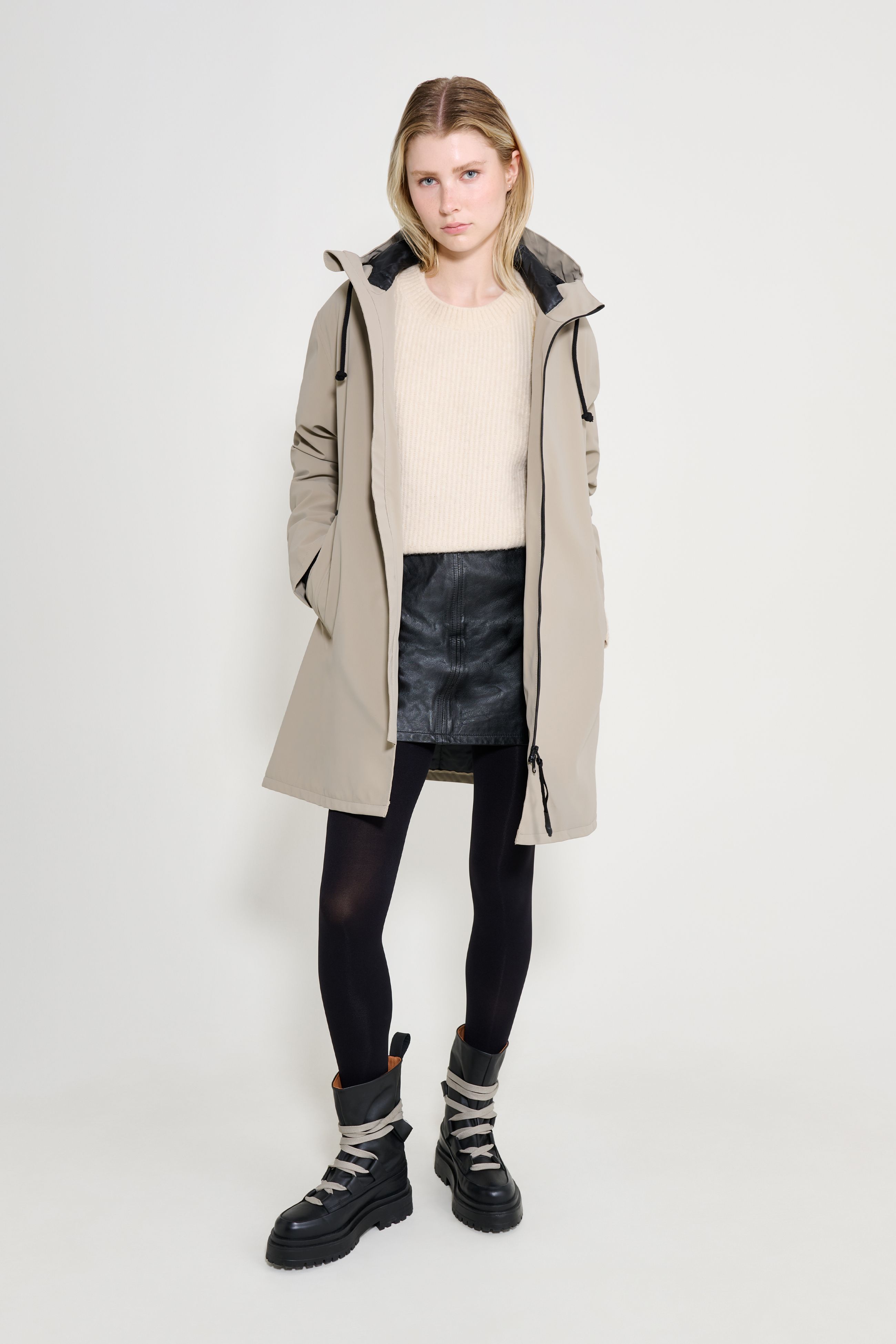 stutterheim mosebacke matte winter coat potato women jackets winter-coats