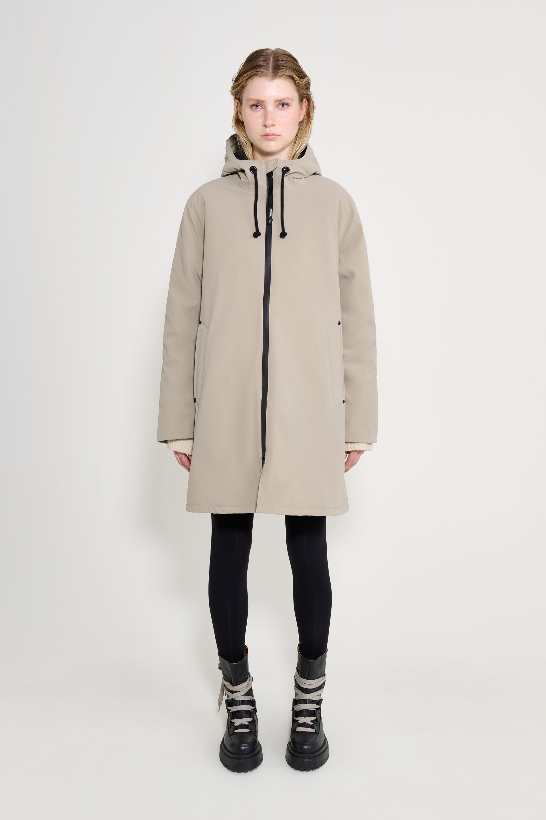 stutterheim mosebacke matte winter coat potato women jackets winter-coats