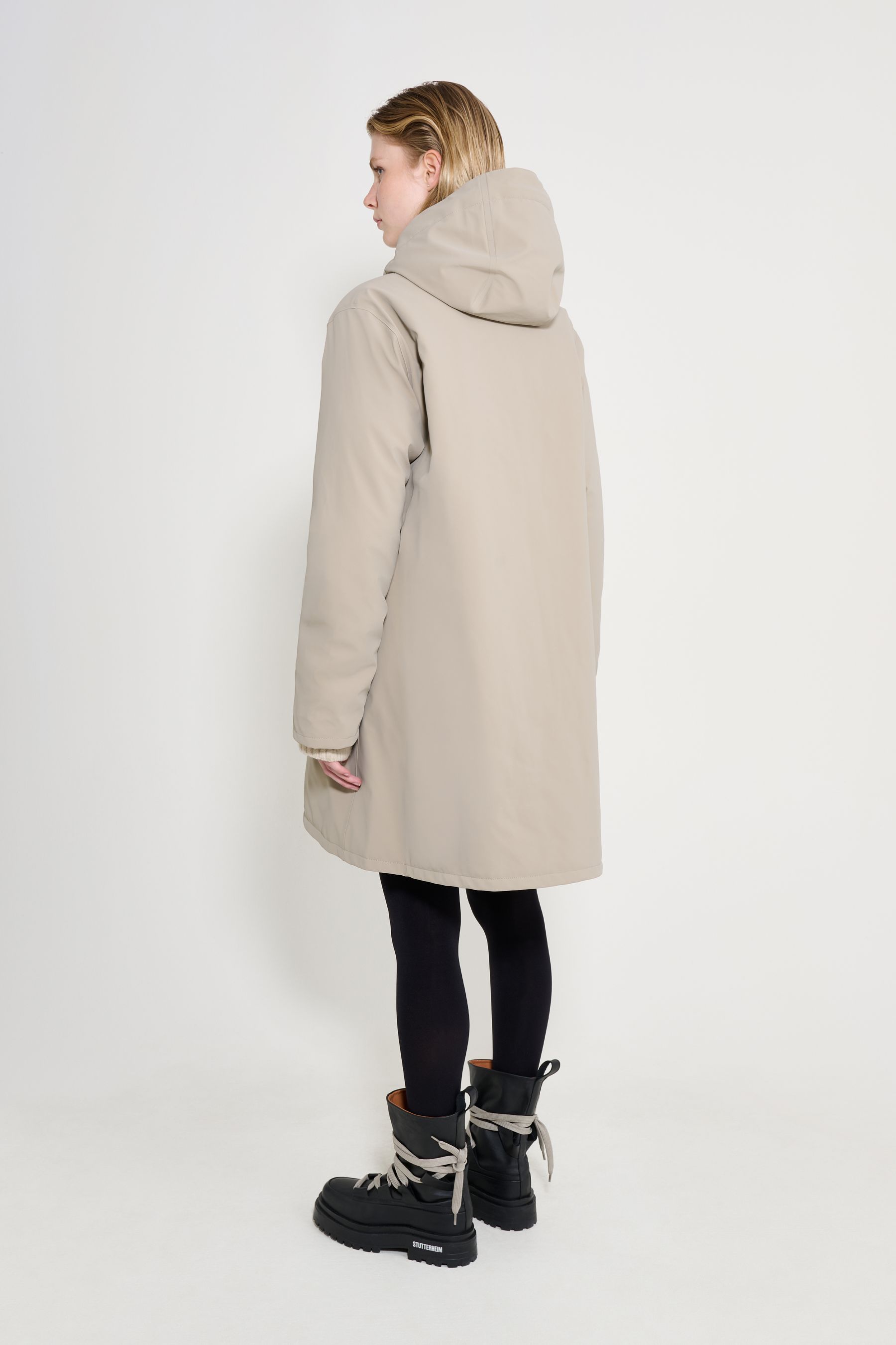 stutterheim mosebacke matte winter coat potato women jackets winter-coats