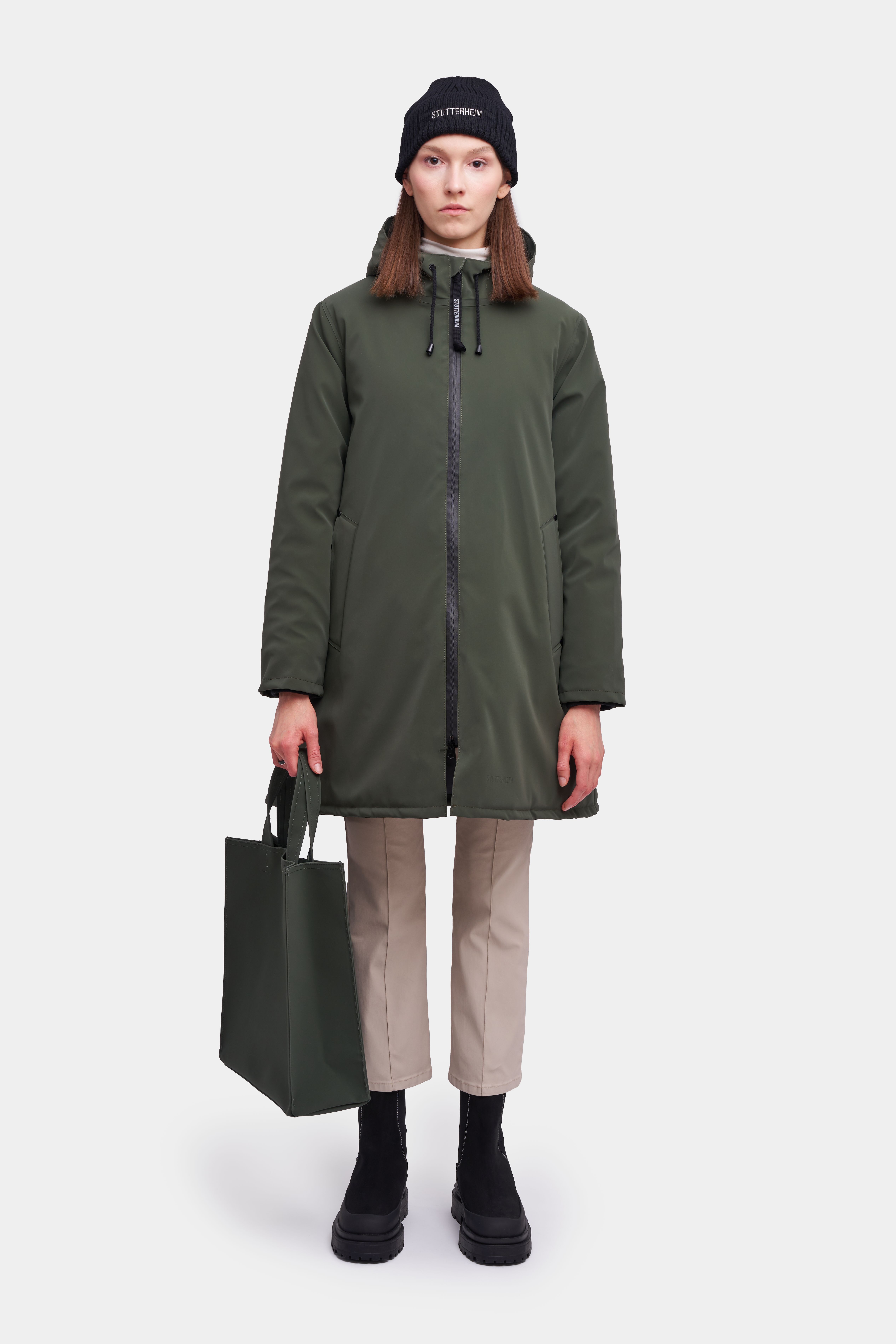 Mosebacke Matte Winter Jacket Dark Green STUTTERHEIM ES