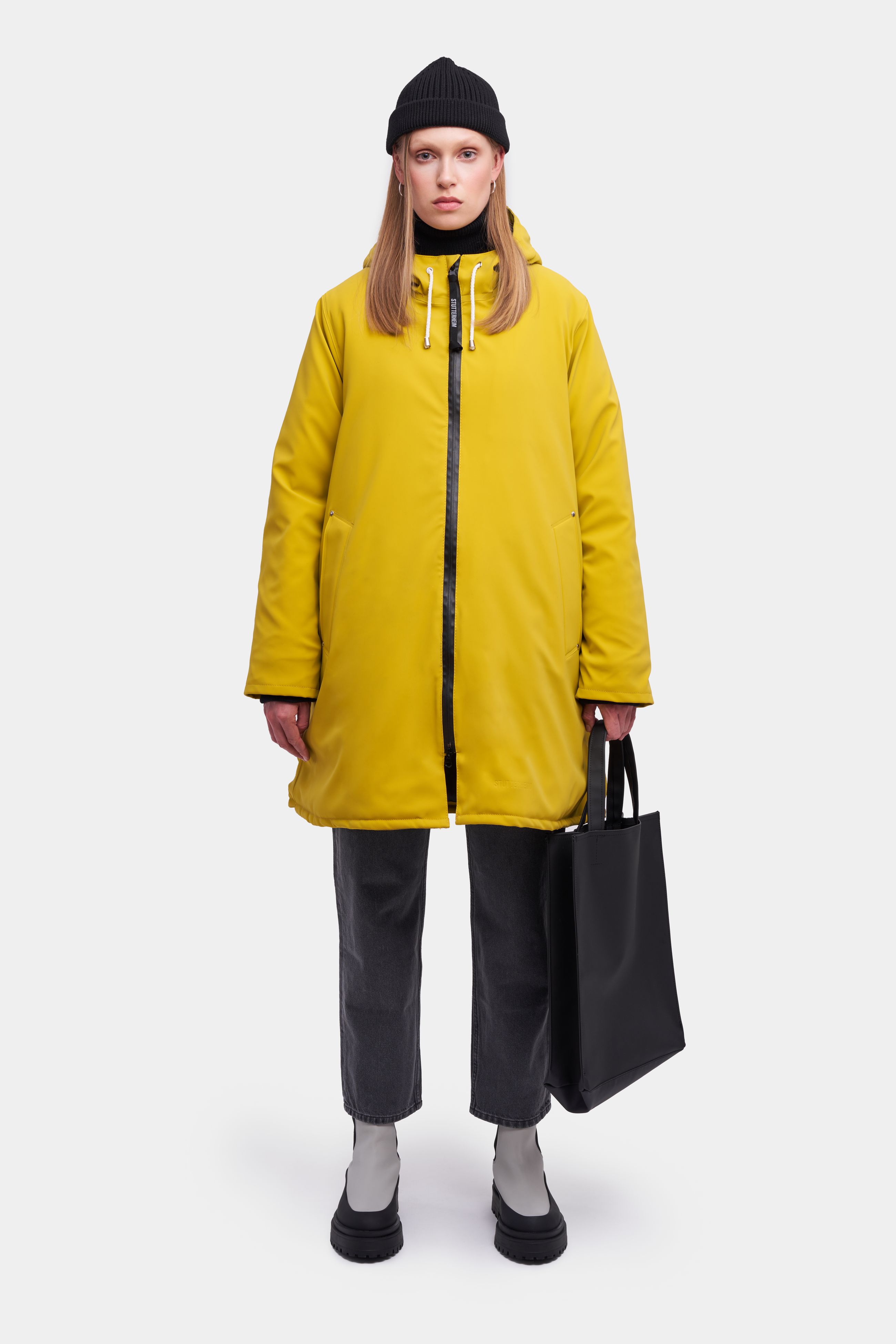 stutterheim mosebacke matte winter jacket gold women jackets winter-coats
