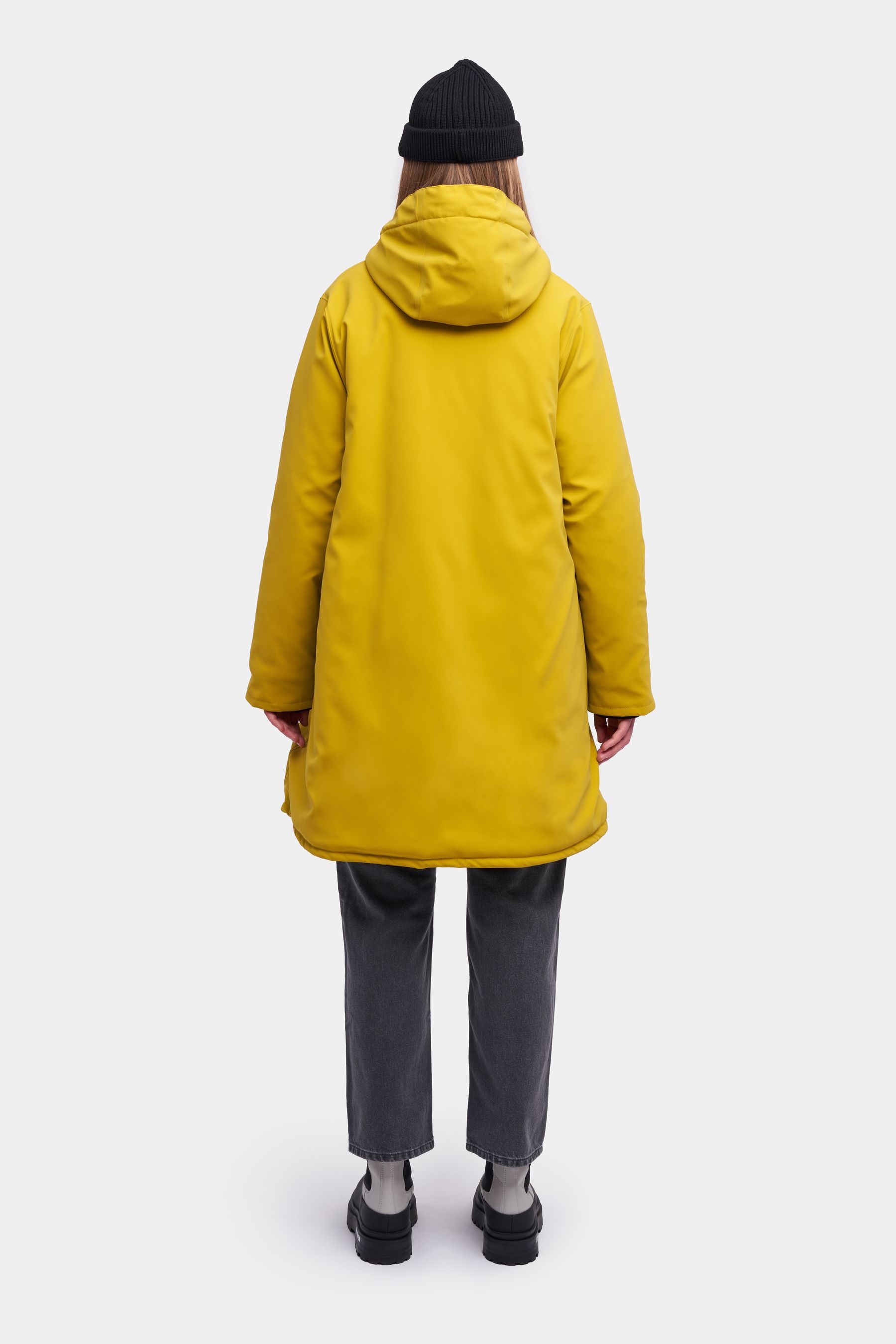 stutterheim mosebacke matte winter jacket gold women jackets winter-coats