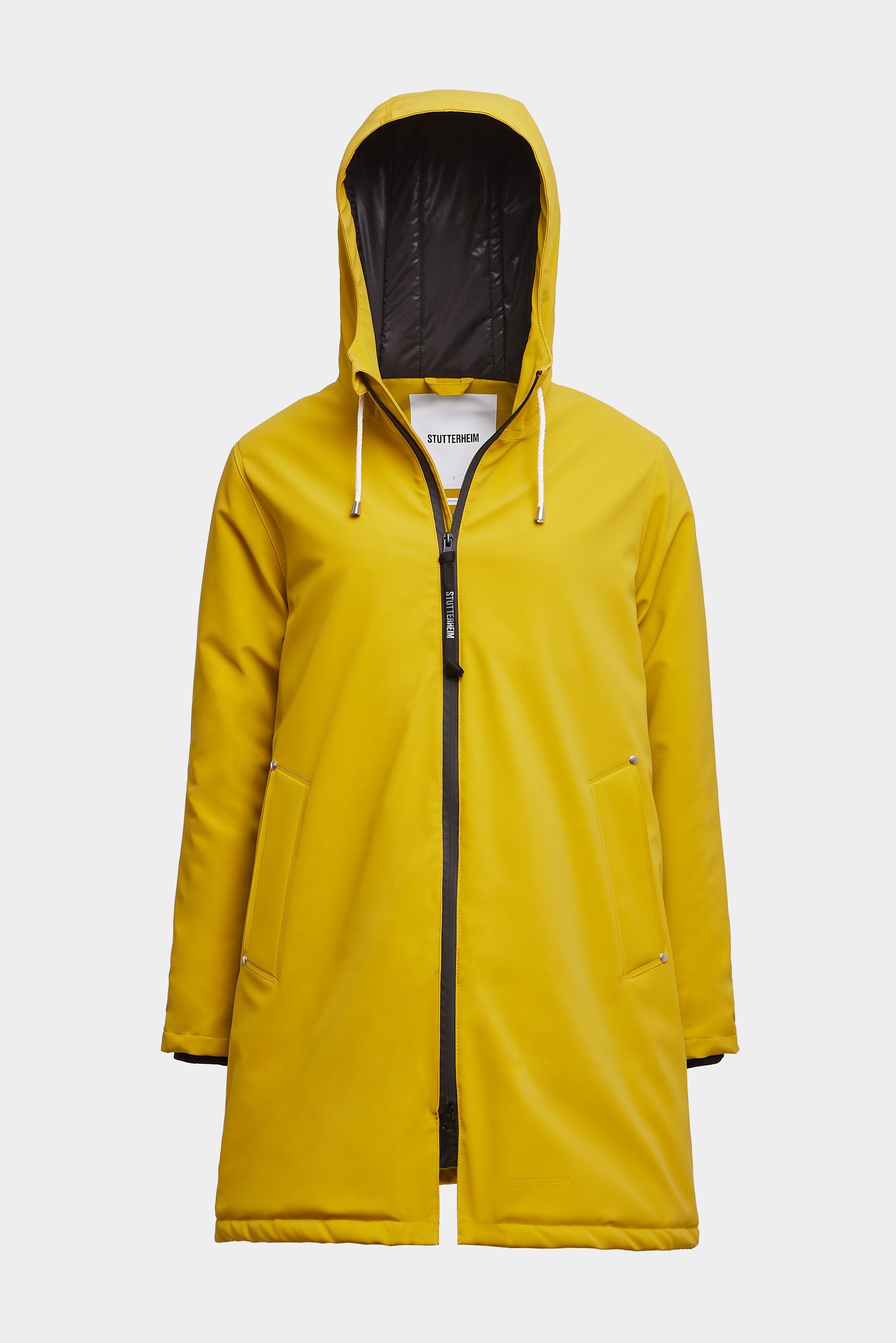 stutterheim mosebacke matte winter jacket gold women jackets winter-coats