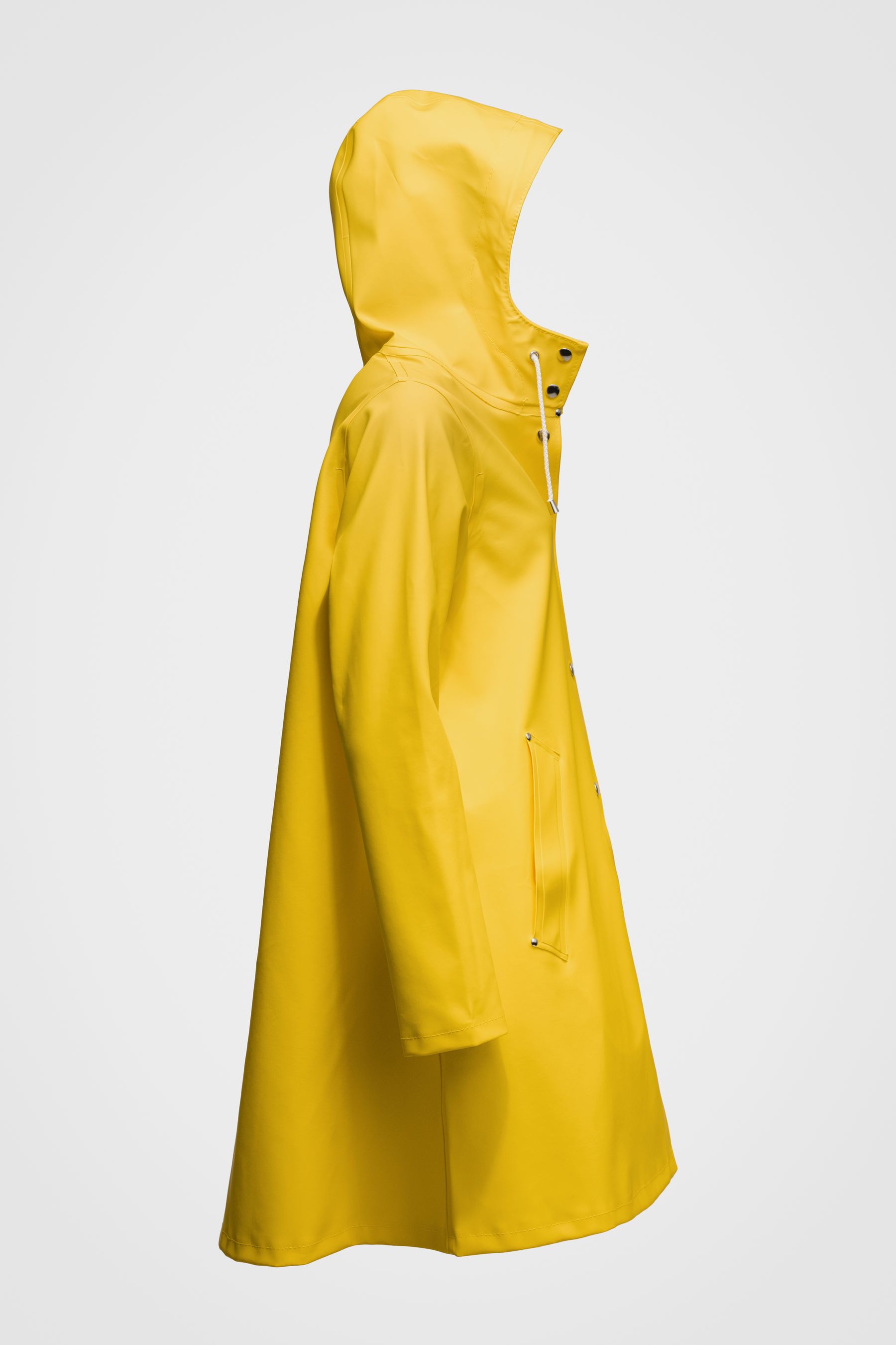 stutterheim mosebacke raincoat yellow women jackets raincoats