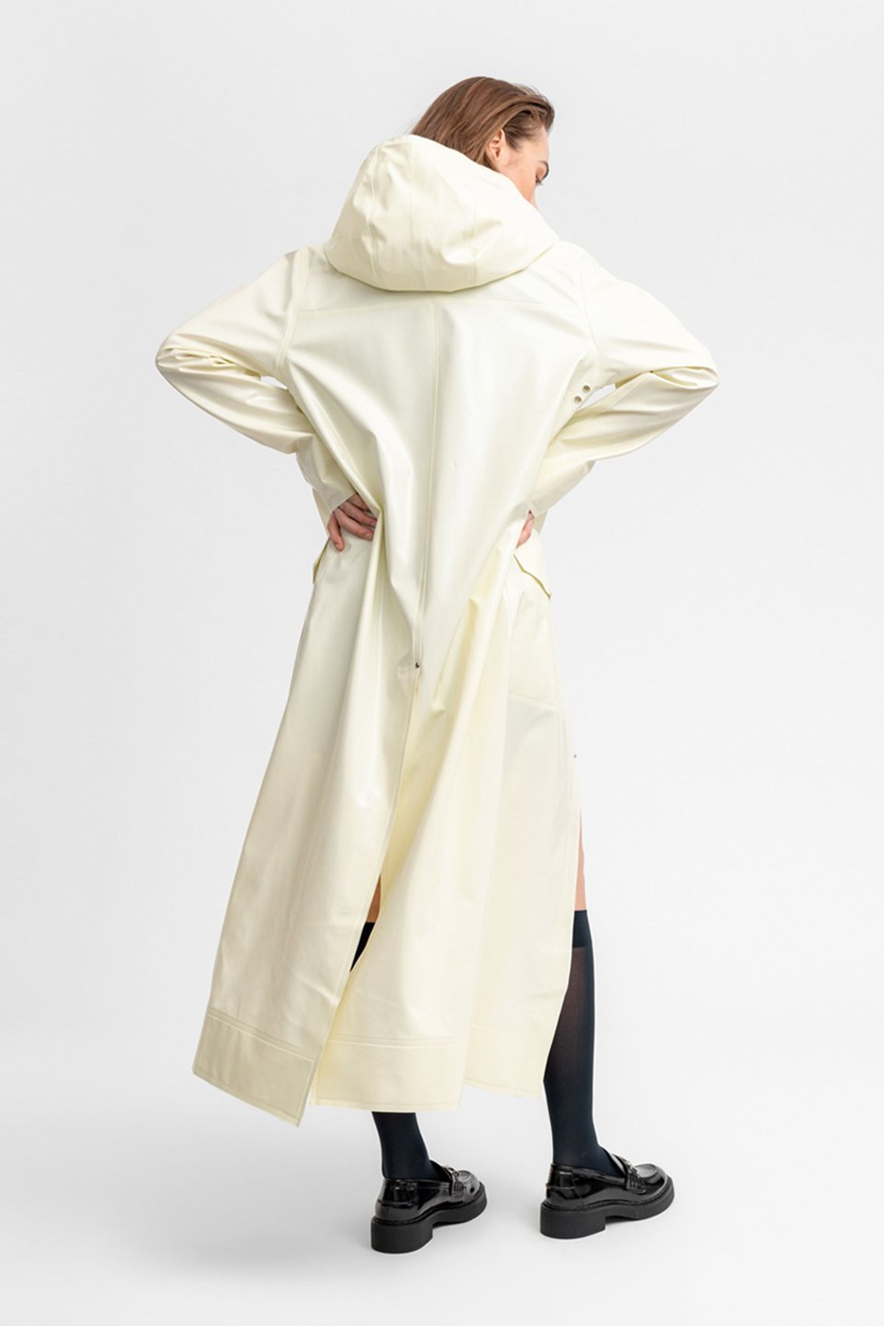 stutterheim nolby opal coconut women jackets raincoats