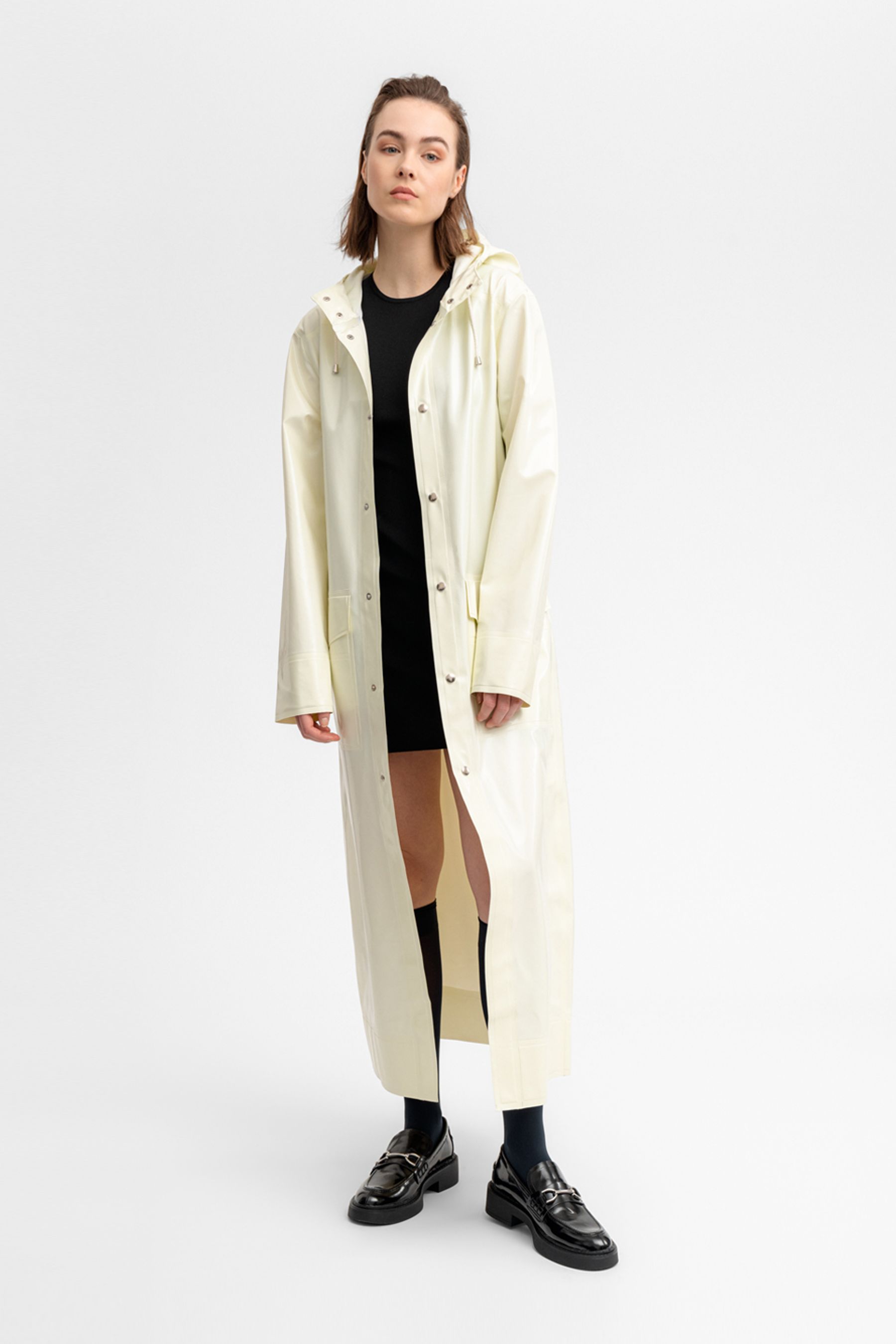 stutterheim nolby opal coconut women jackets raincoats