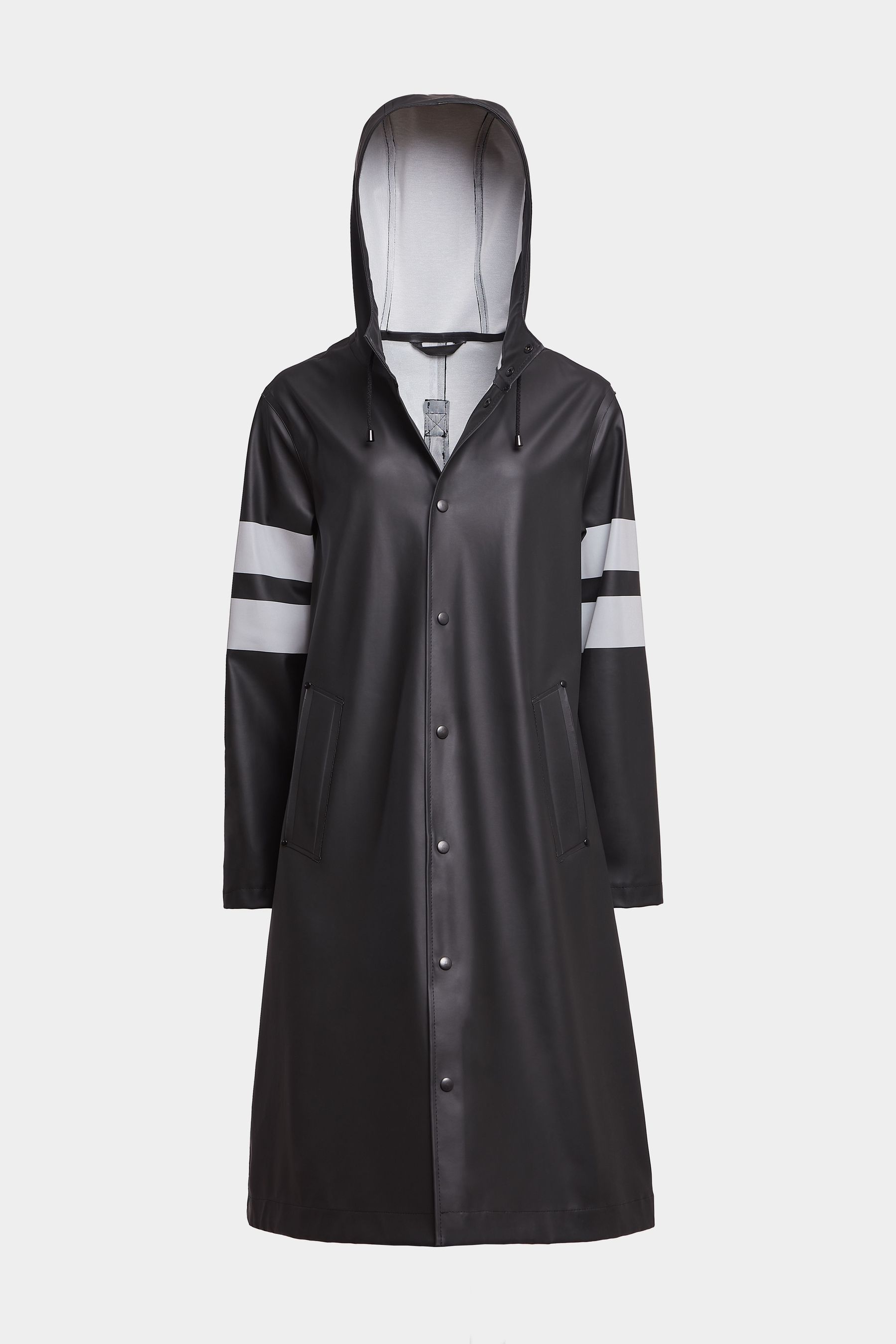 stutterheim norrbro bike raincoat black women jackets raincoats