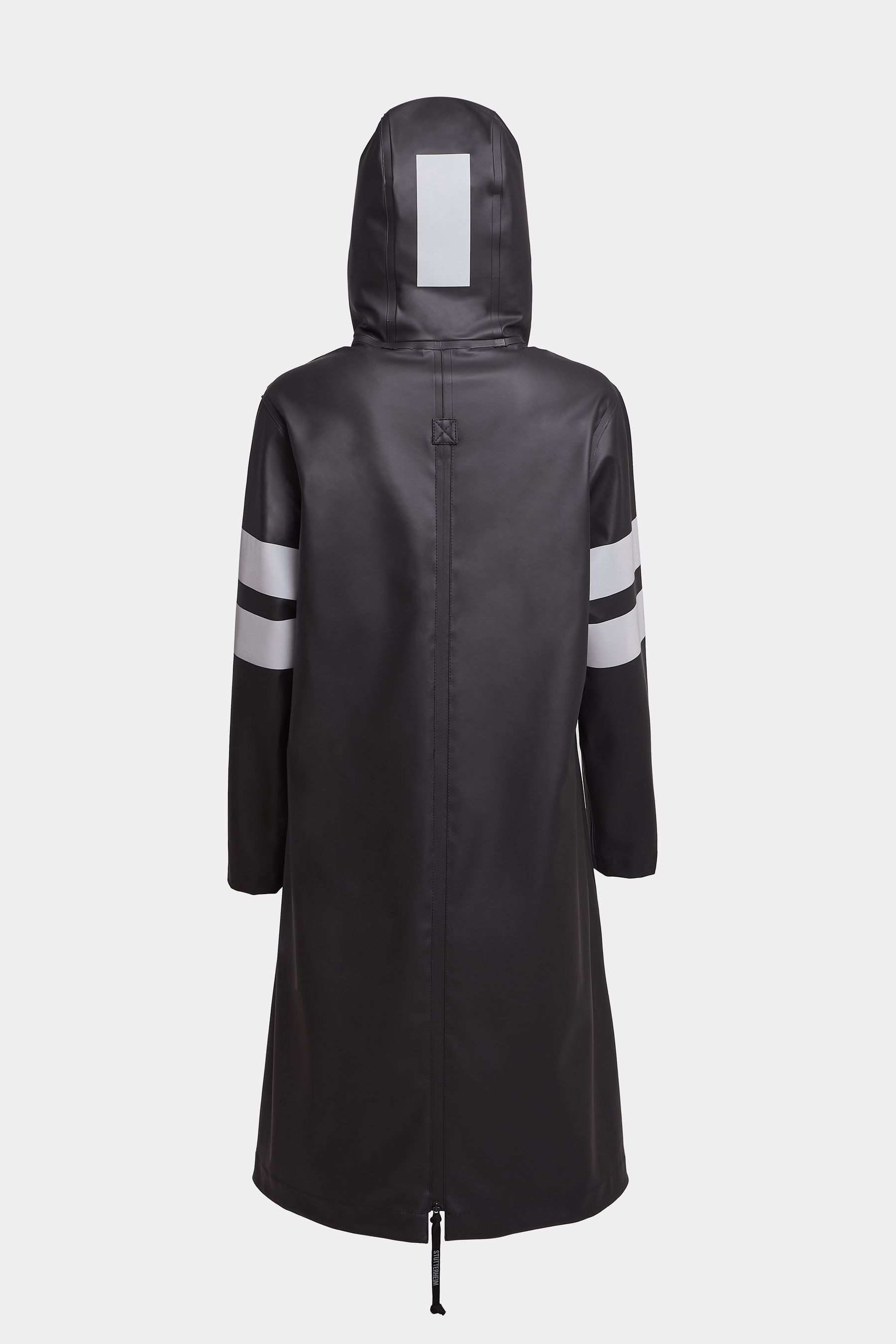 stutterheim norrbro bike raincoat black women jackets raincoats