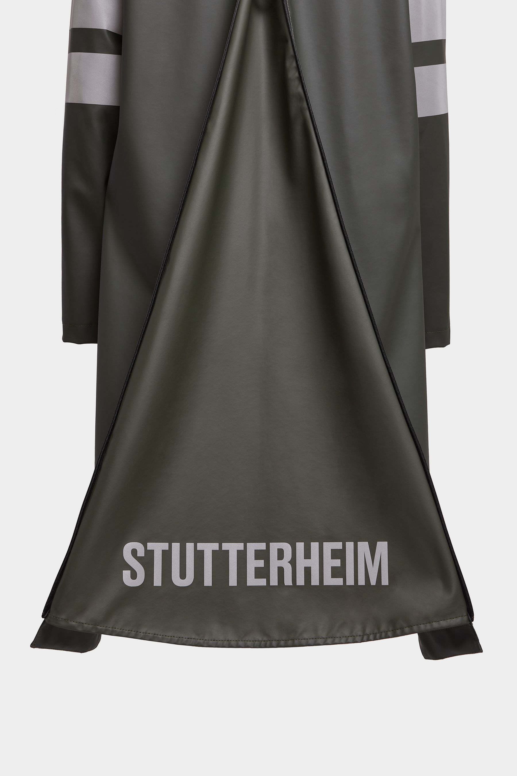stutterheim norrbro bike raincoat green women jackets raincoats