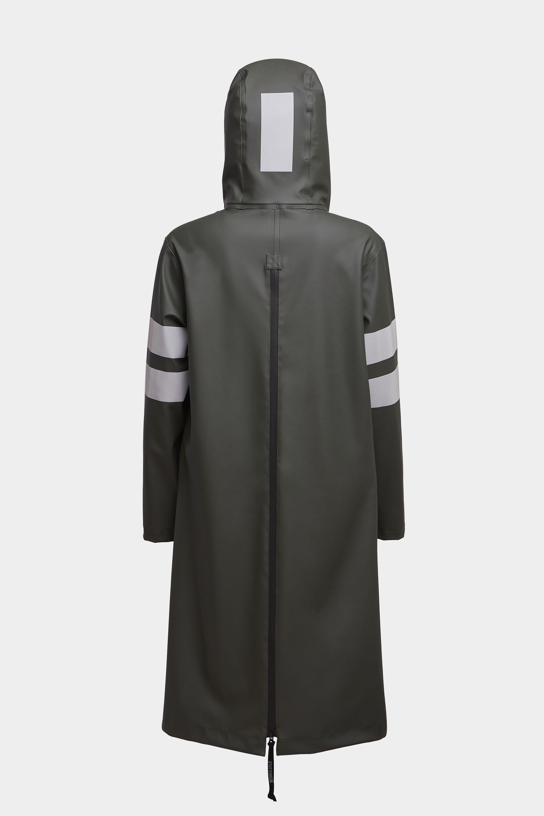 stutterheim norrbro bike raincoat green women jackets raincoats