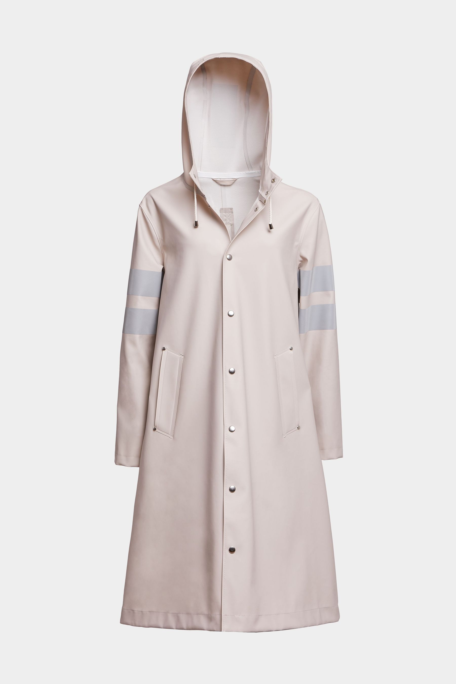 stutterheim norrbro bike raincoat light sand women jackets raincoats