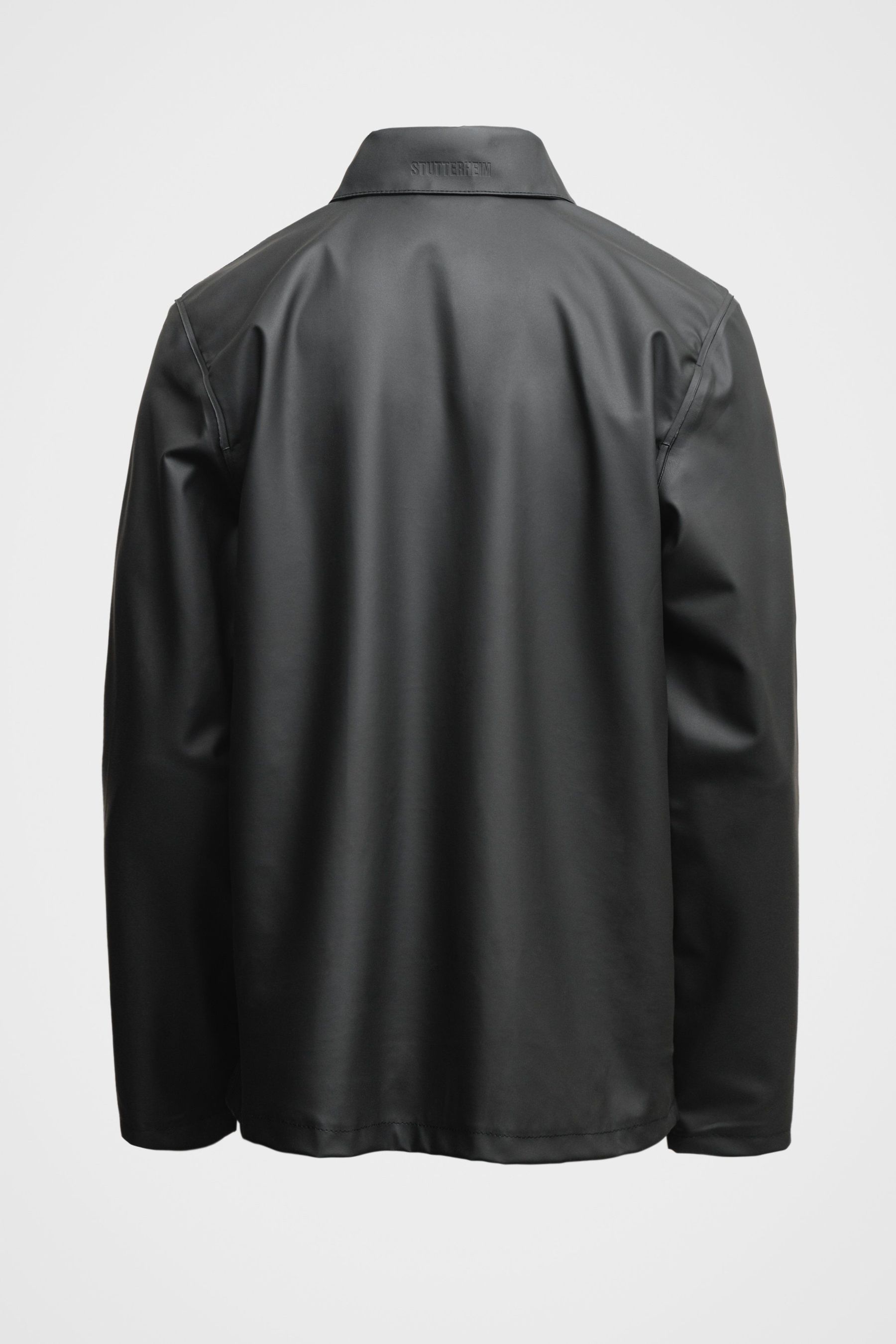 stutterheim notting hill lightweight overshirt black men jackets overshirts