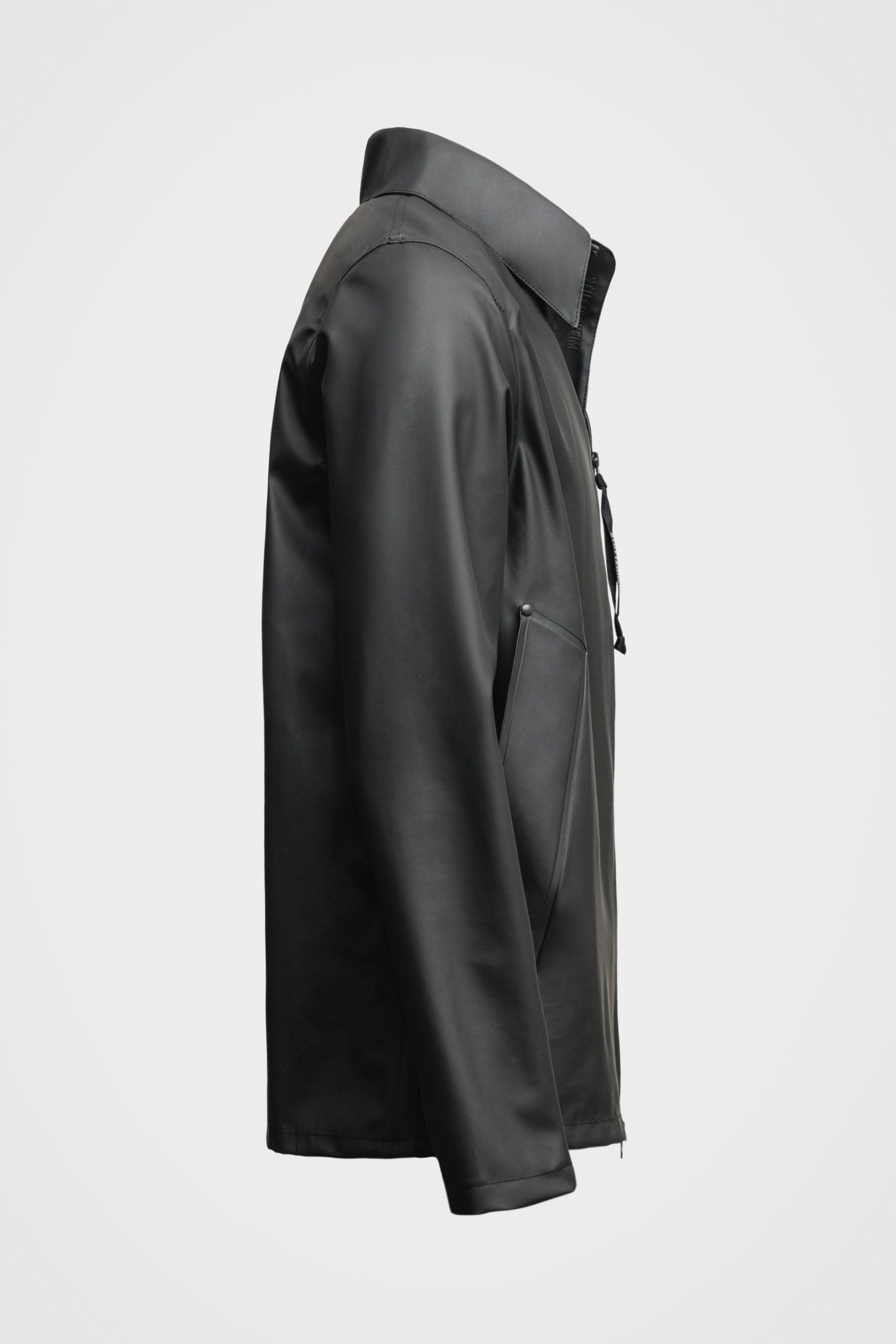 stutterheim notting hill lightweight overshirt black men jackets overshirts