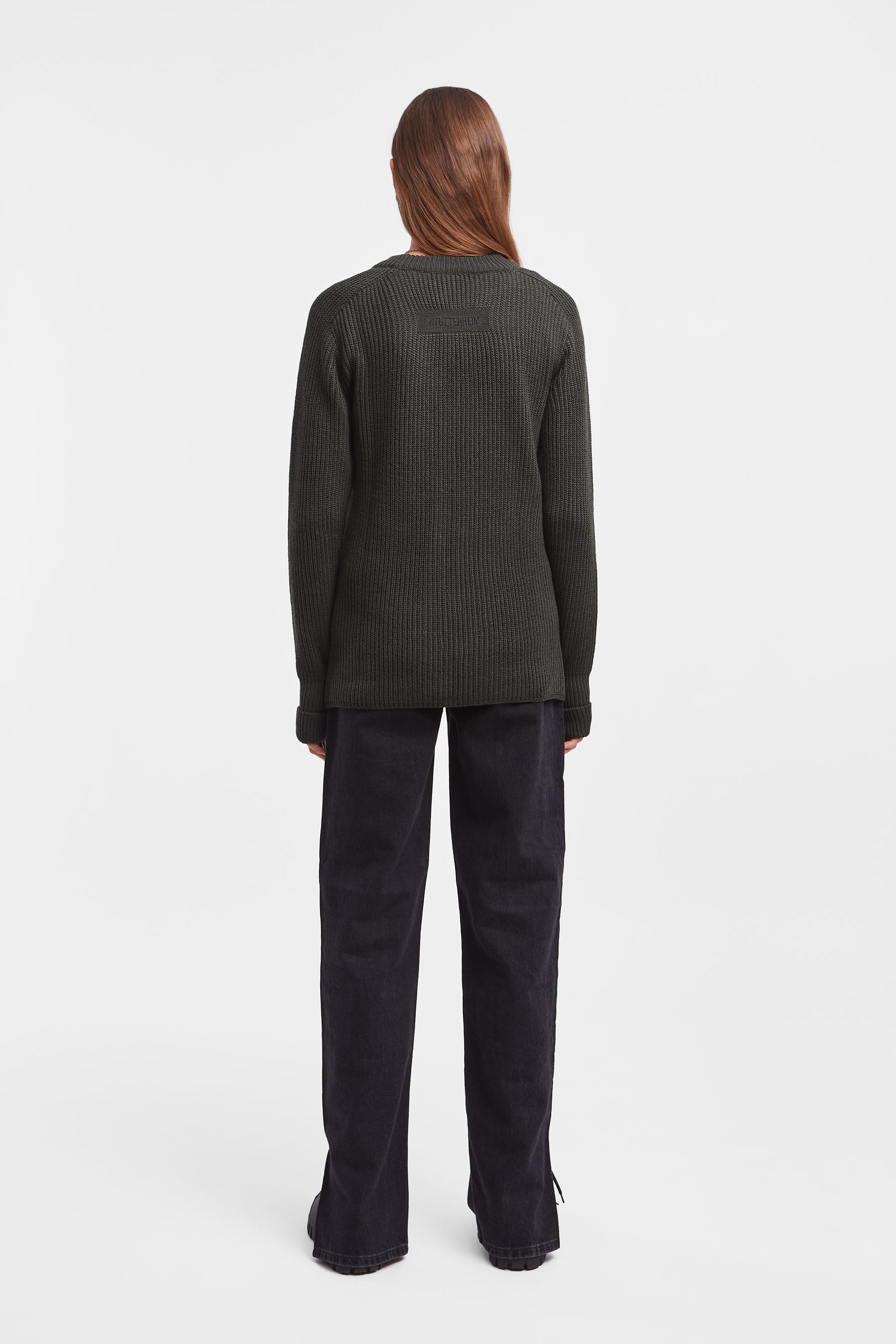 stutterheim original sweater green women knitwear