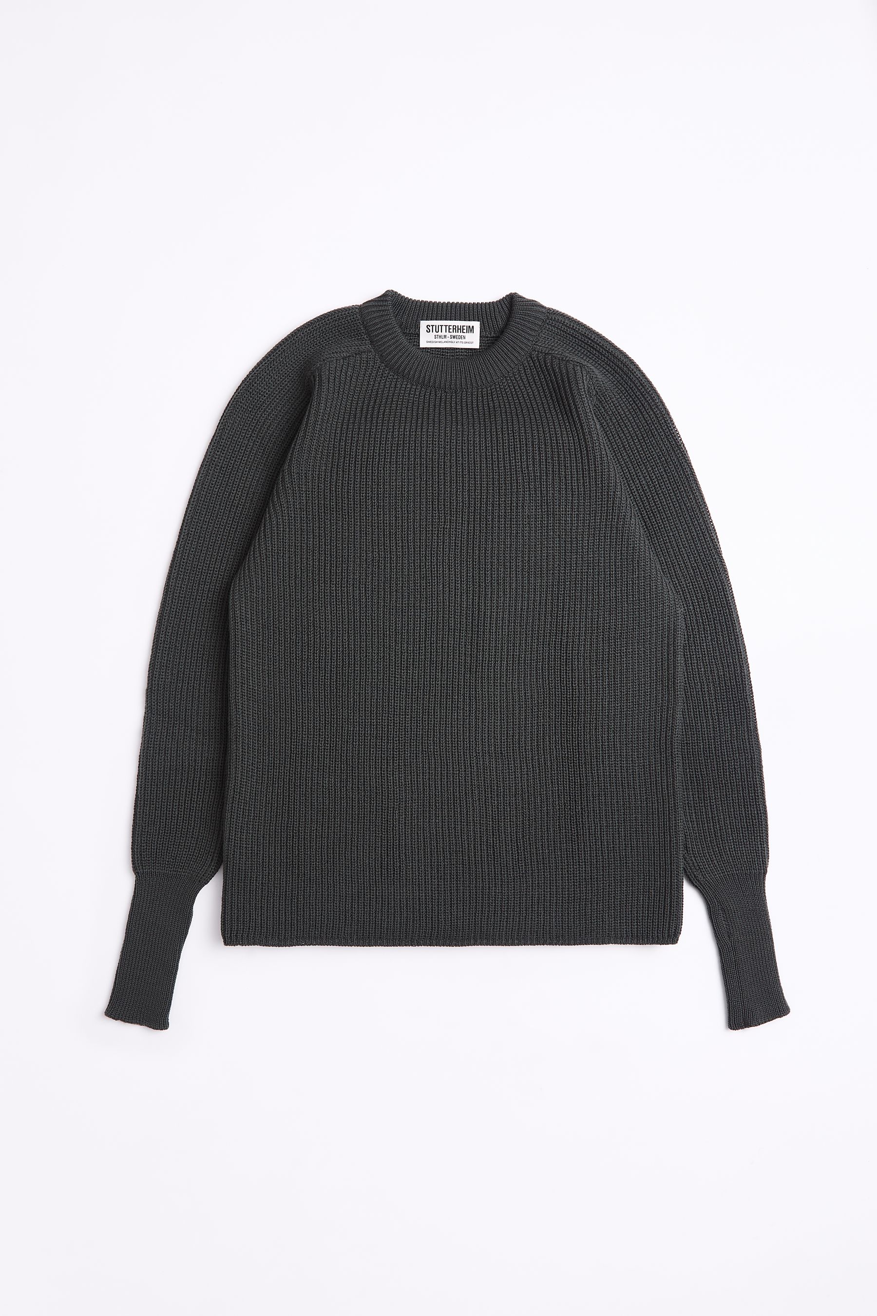 stutterheim original sweater green women knitwear