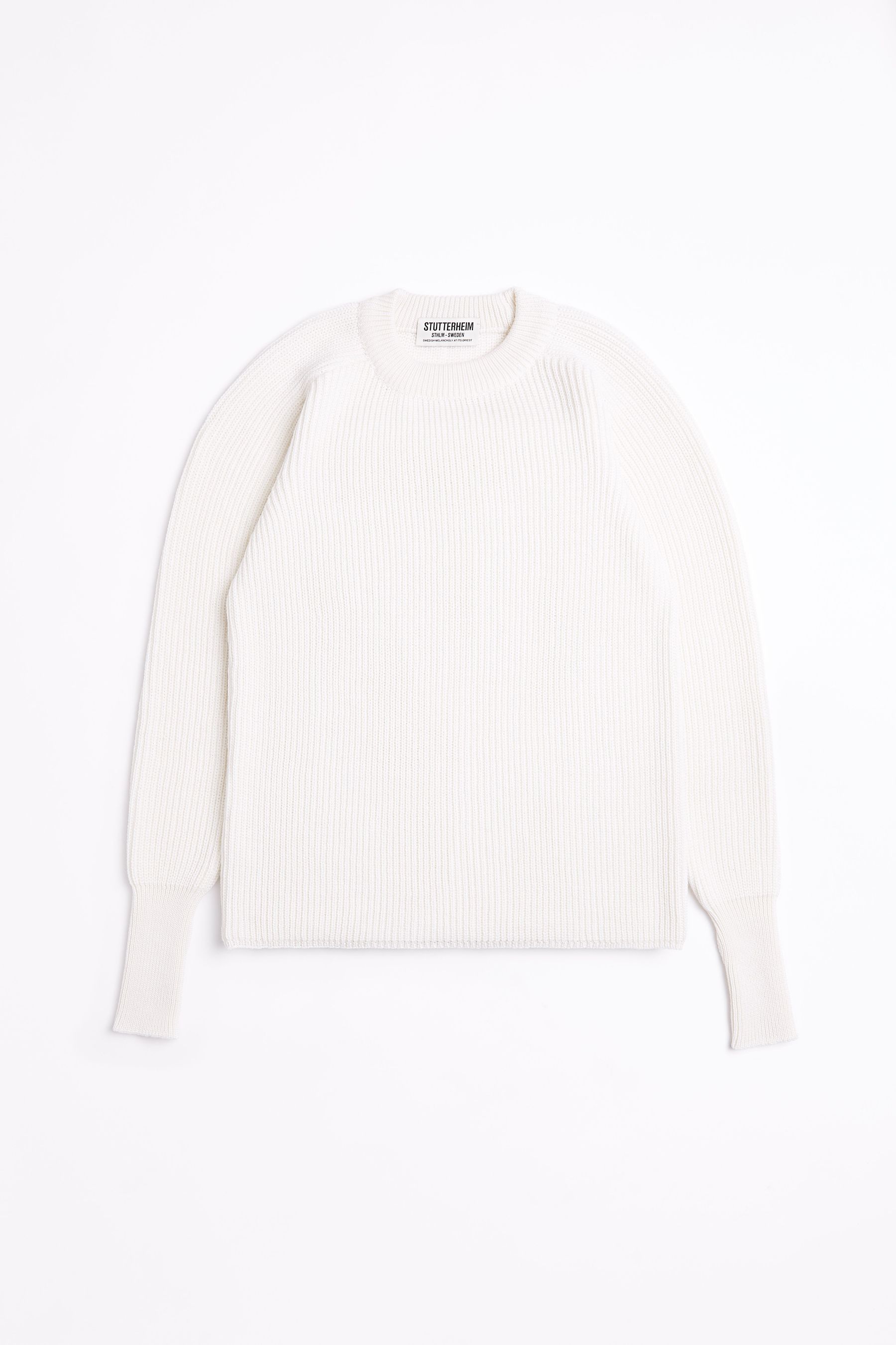 stutterheim original sweater off-white women knitwear