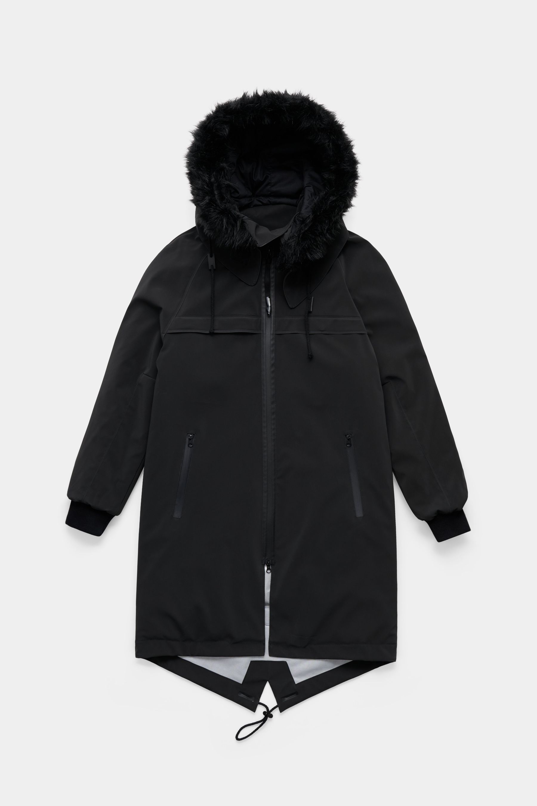 stutterheim pajala parka black women aw25-collection