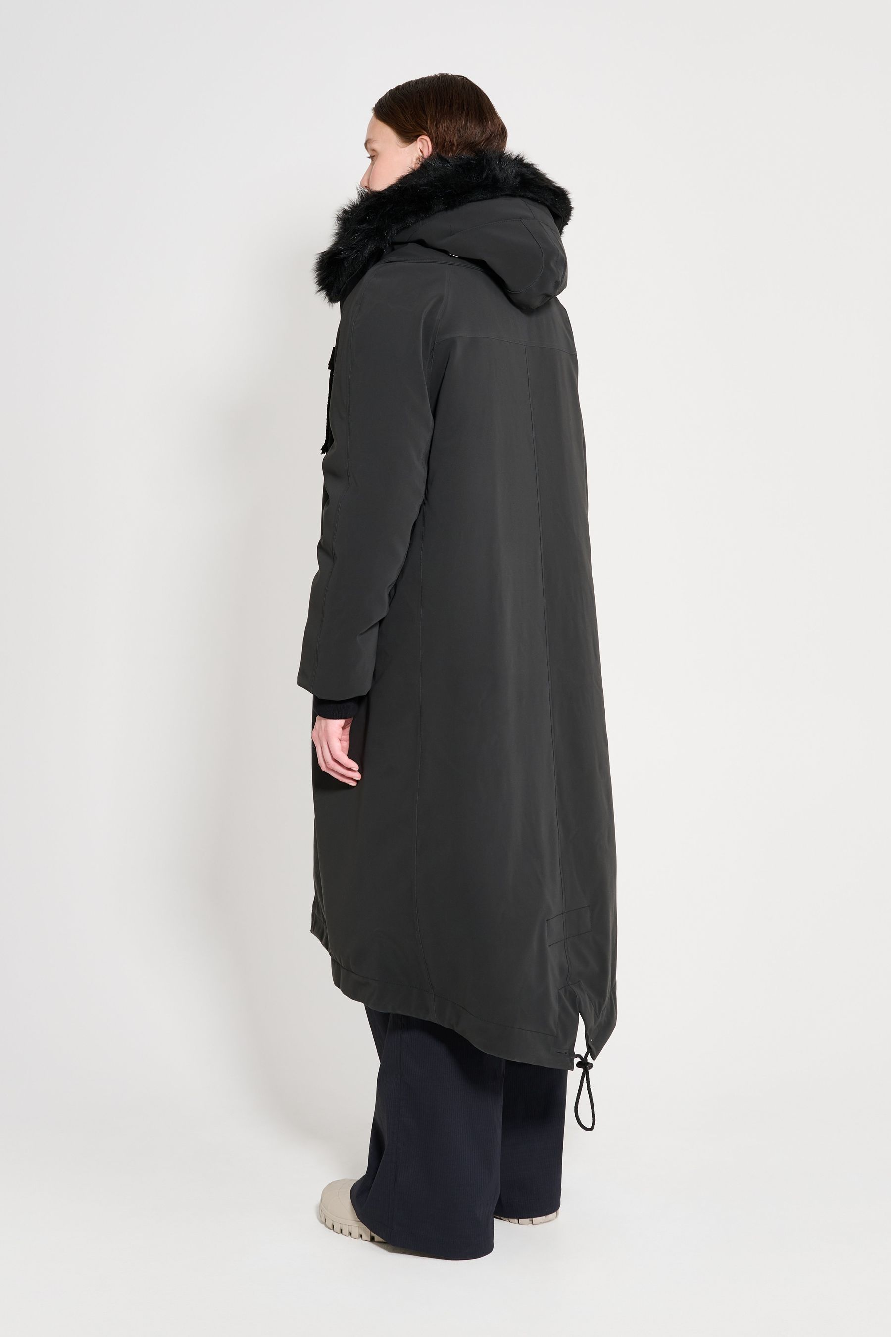 stutterheim pajala parka black women aw25-collection