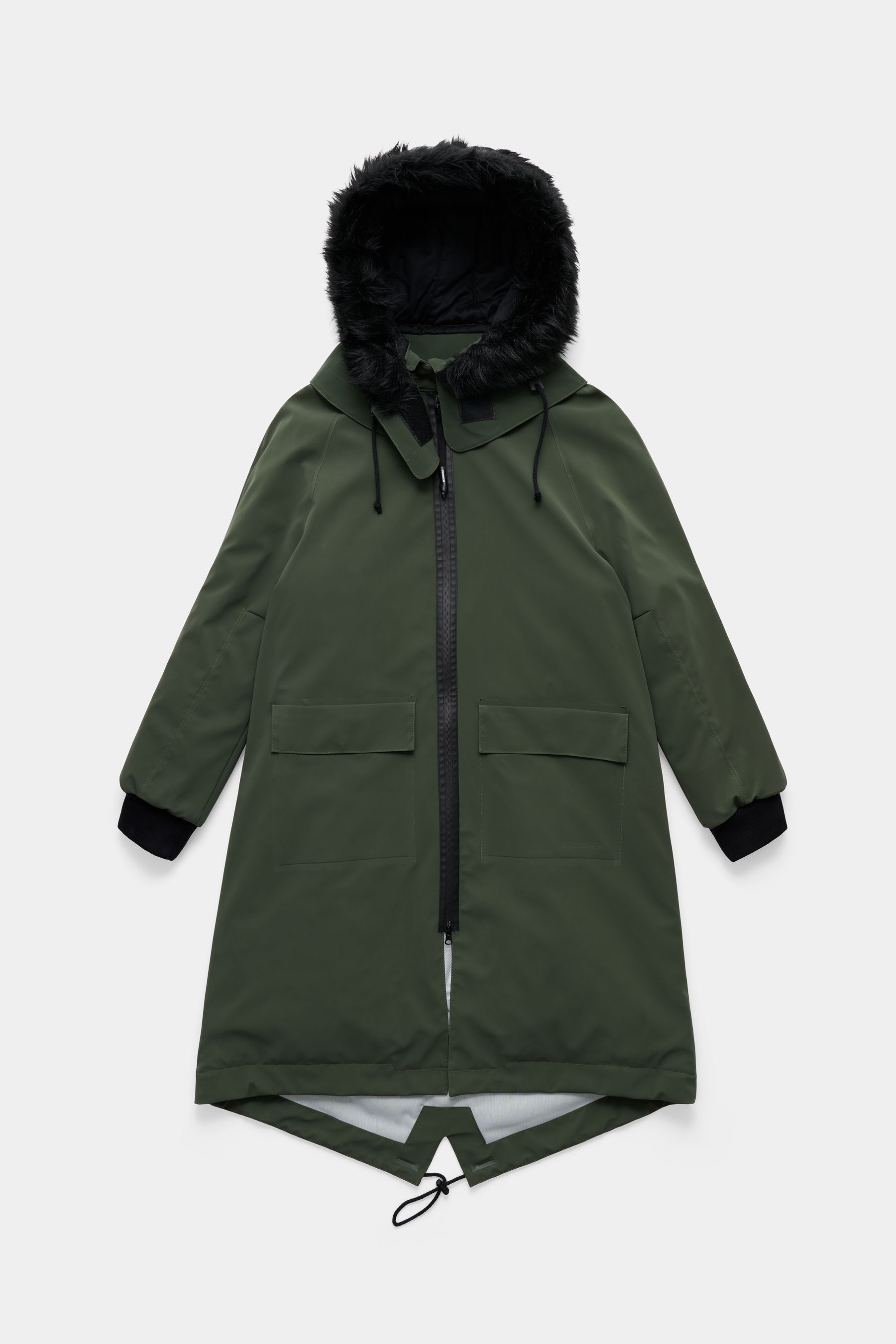 stutterheim pajala parka green women jackets winter-coats