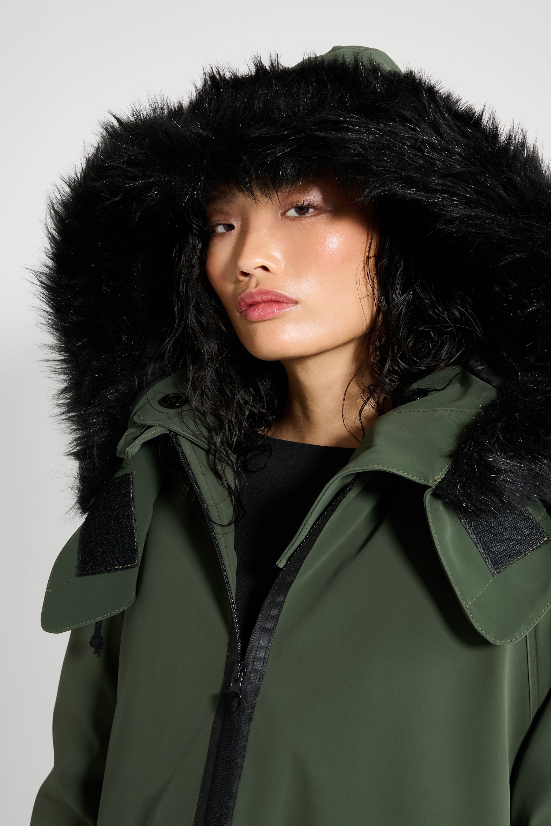 stutterheim pajala parka green women jackets winter-coats