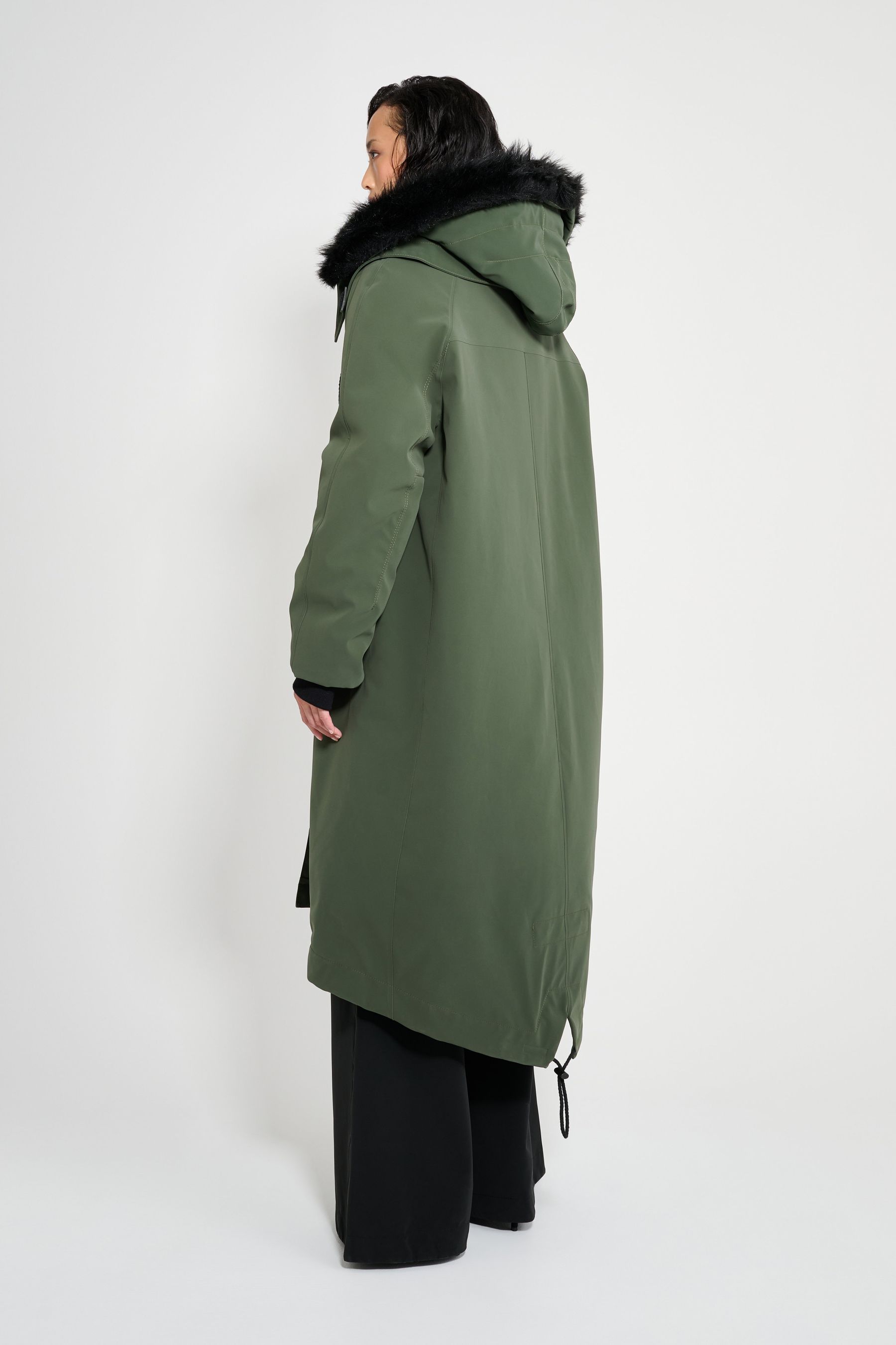 stutterheim pajala parka green women jackets winter-coats
