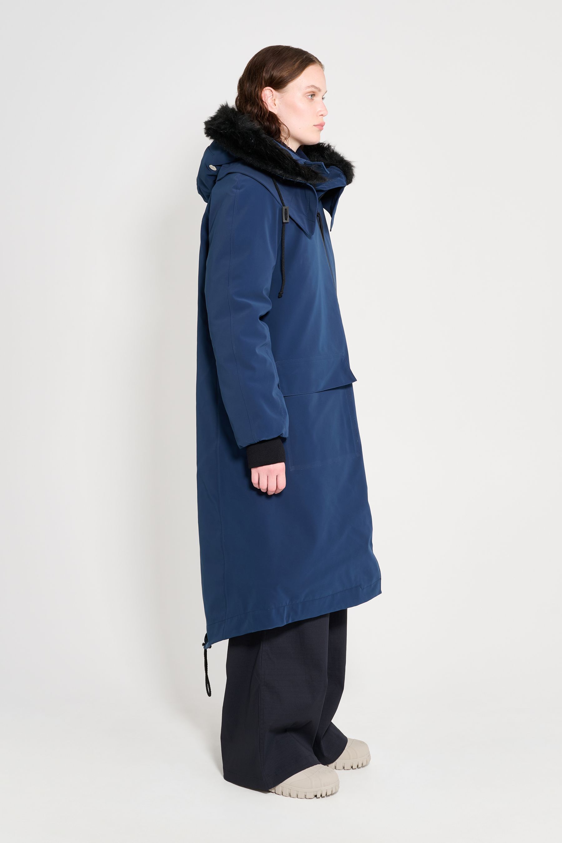 stutterheim pajala parka navy women aw25-collection