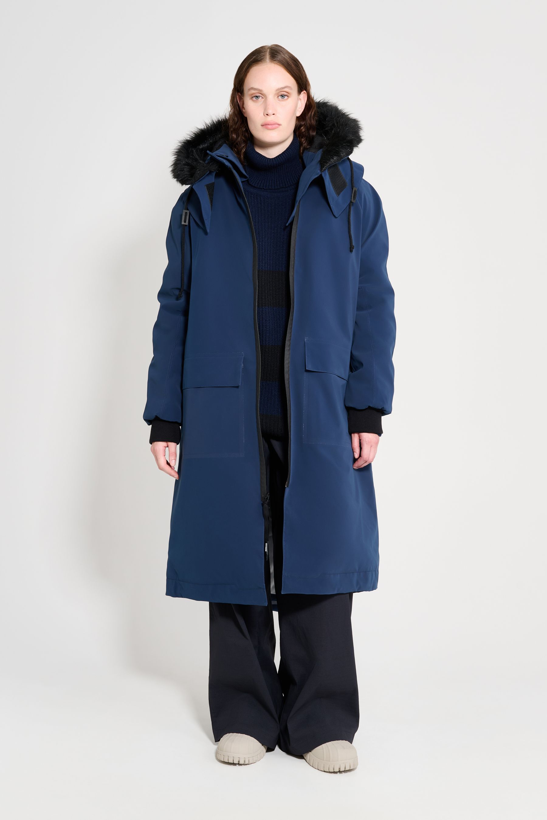 stutterheim pajala parka navy women aw25-collection