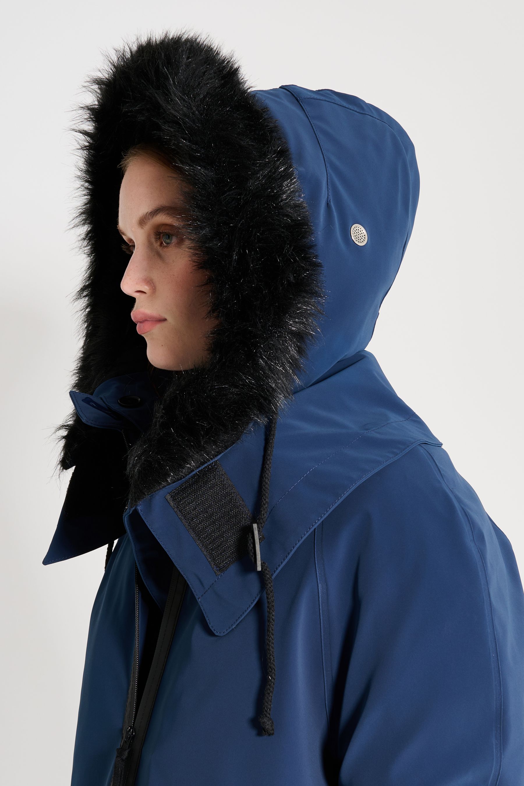 stutterheim pajala parka navy women aw25-collection
