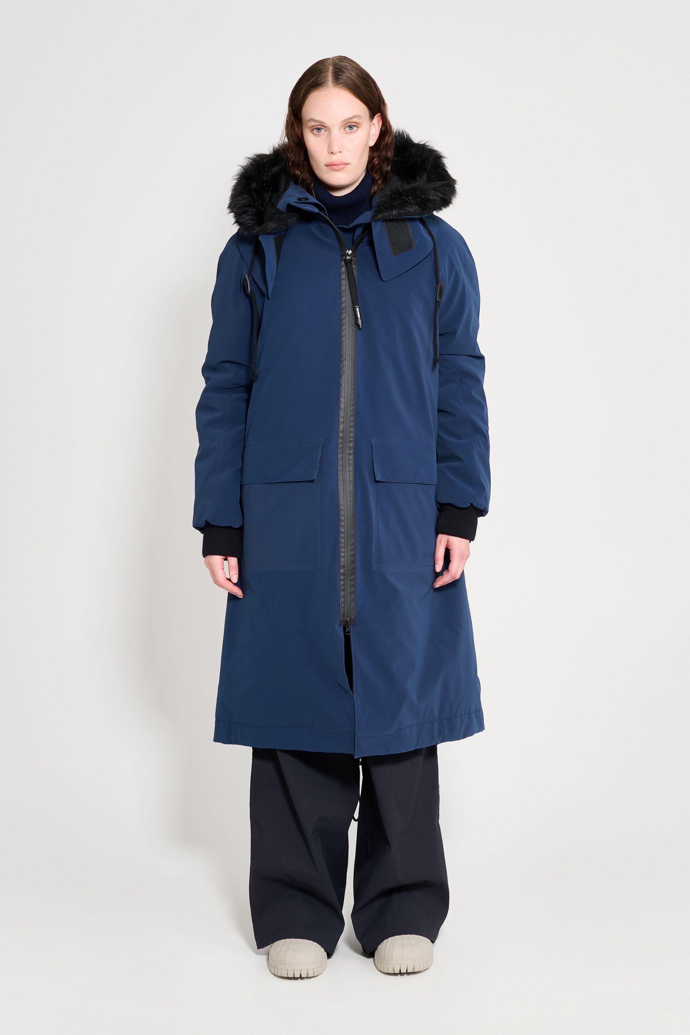 stutterheim pajala parka navy women aw25-collection