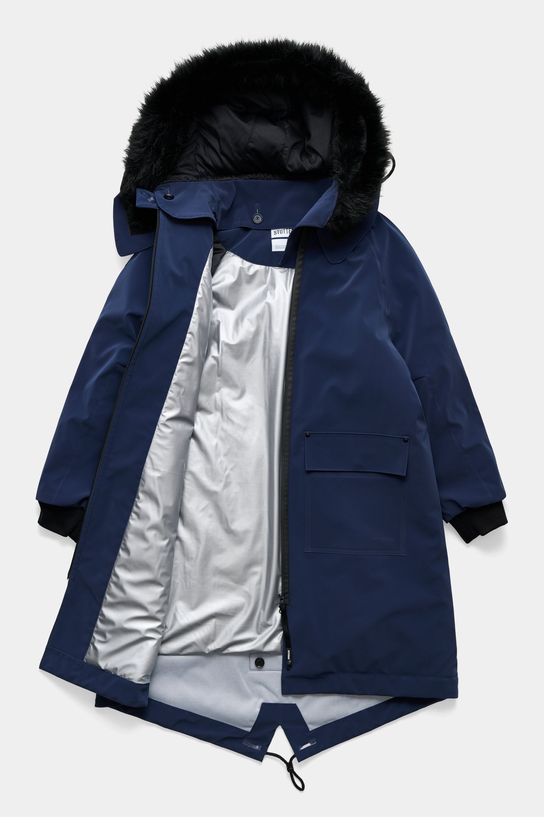 stutterheim pajala parka navy women aw25-collection