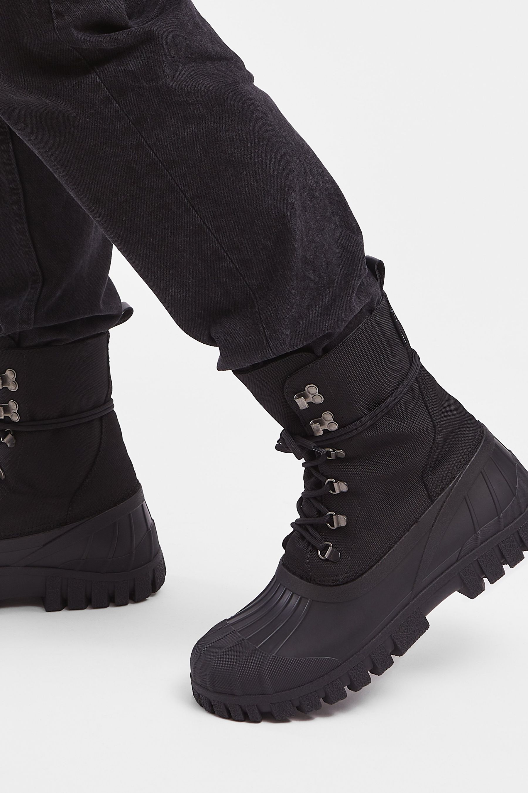 stutterheim patrol boot cordura black footwear combat-boots