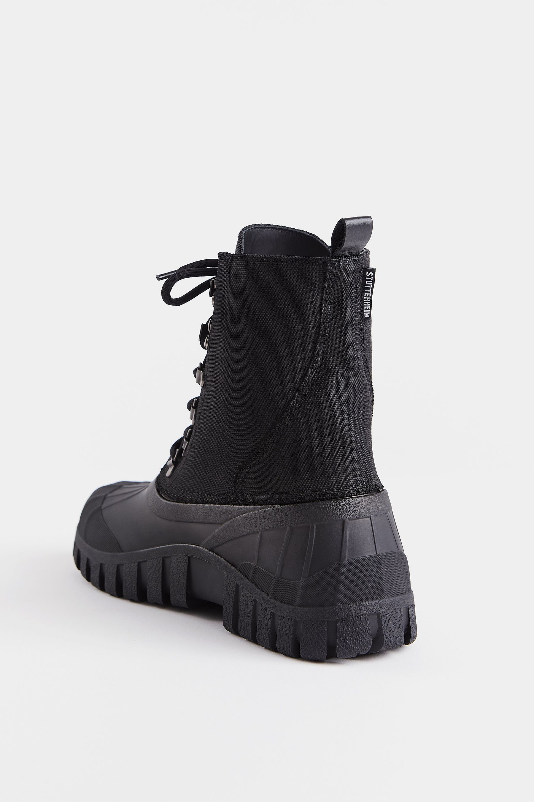 stutterheim patrol boot cordura black footwear combat-boots