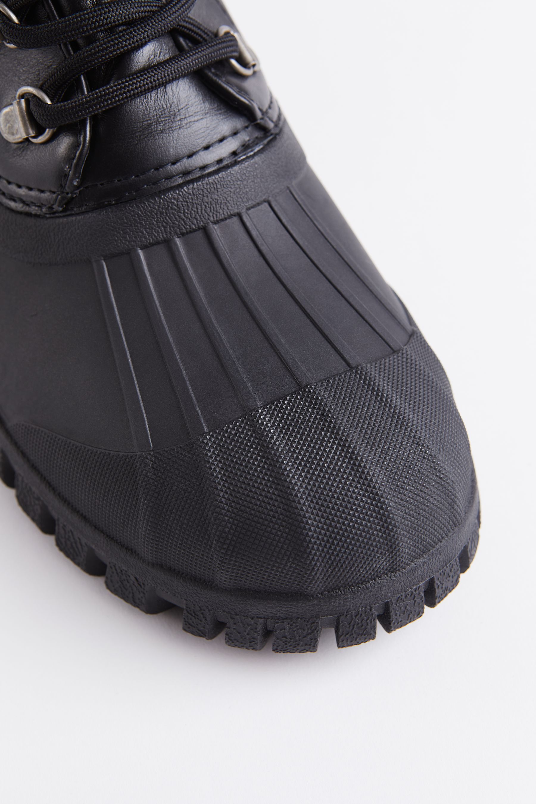 stutterheim patrol boot leather black footwear combat-boots