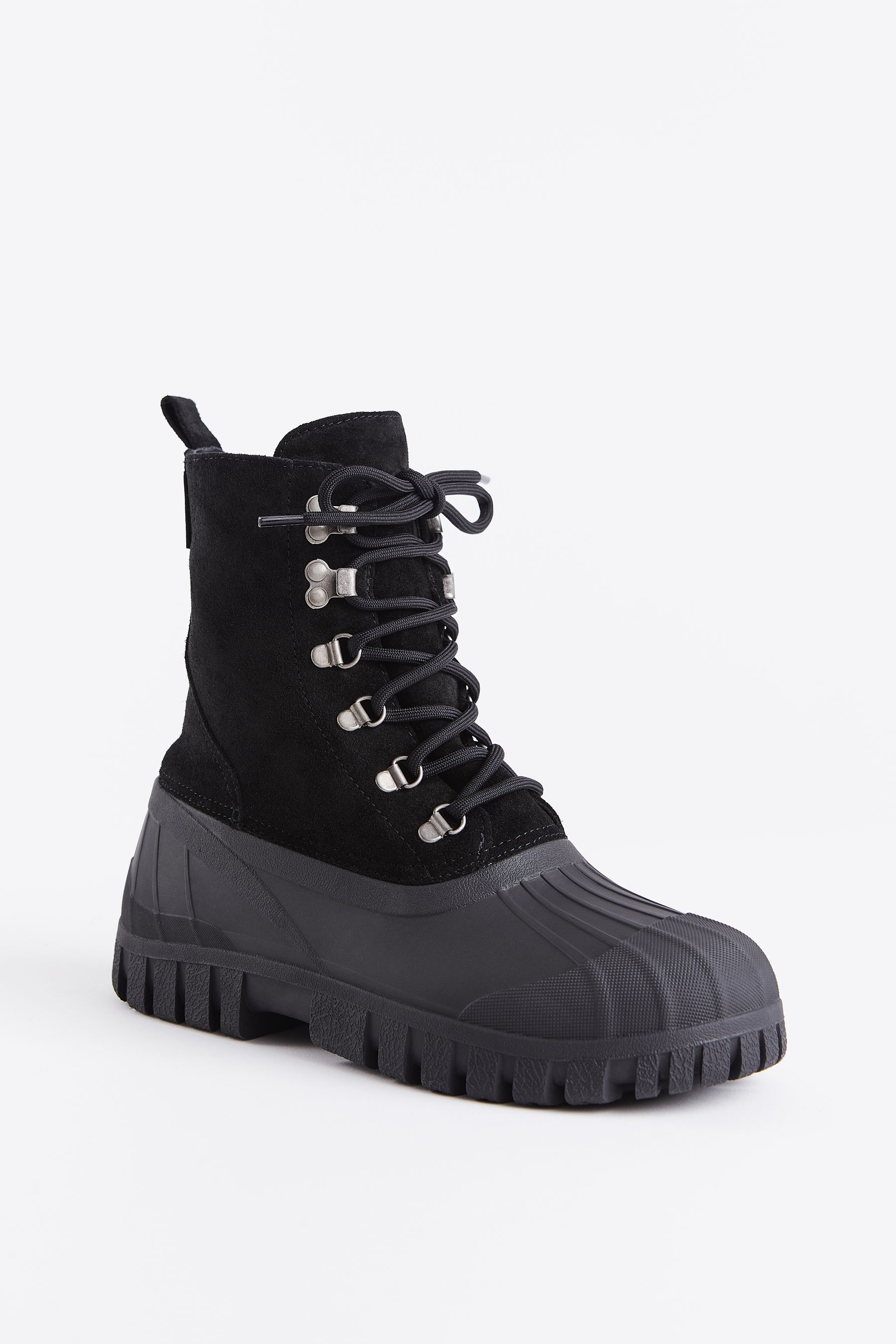 stutterheim patrol boot suede black footwear combat-boots
