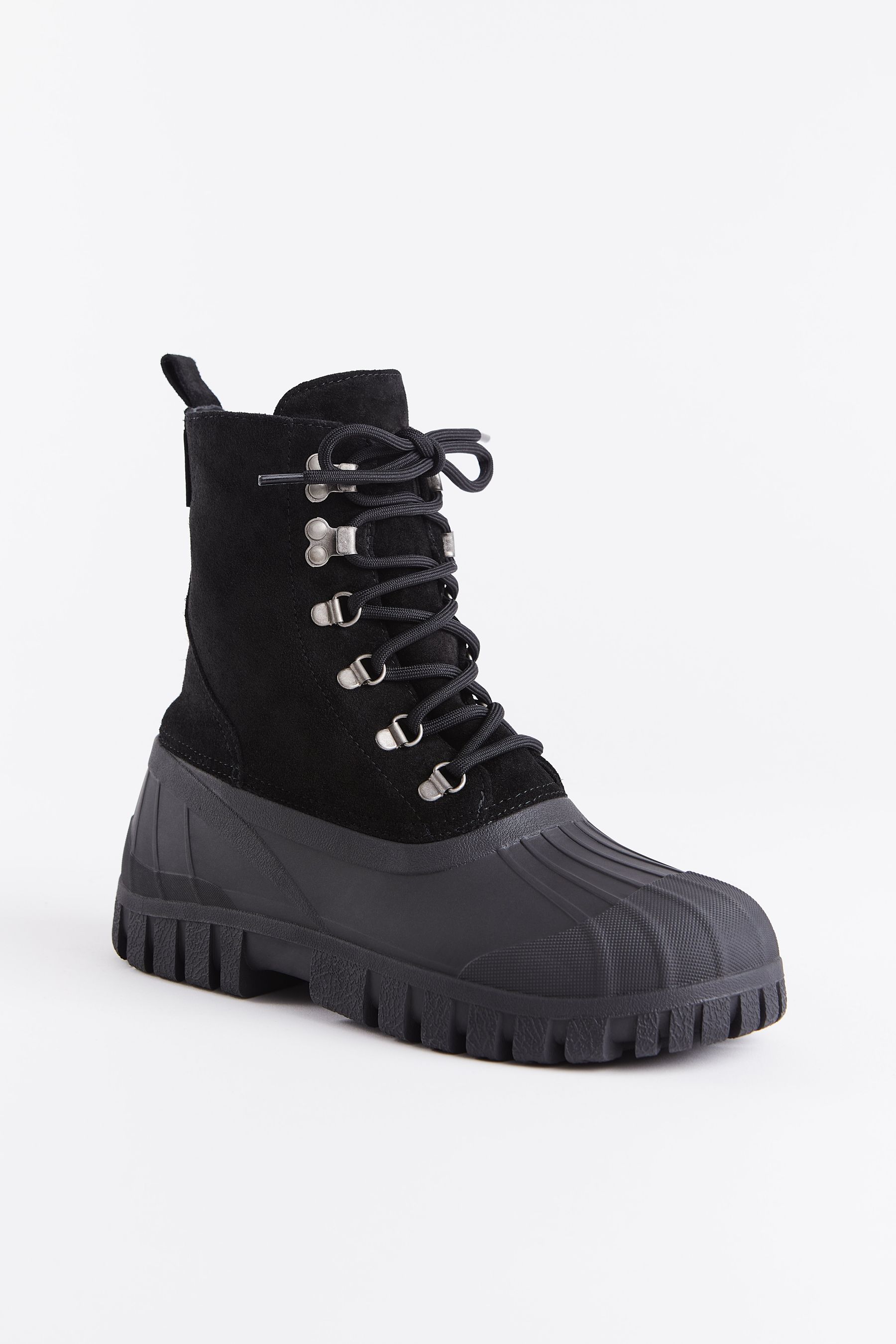 stutterheim patrol boot suede black footwear combat-boots