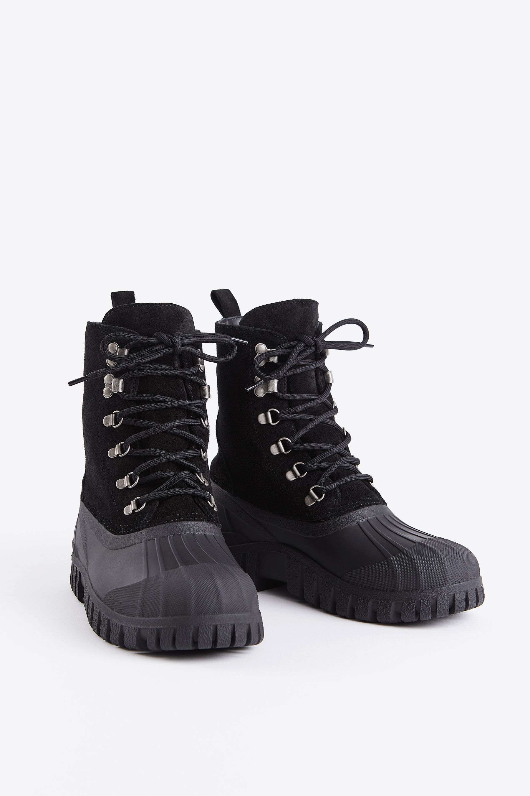 stutterheim patrol boot suede black footwear combat-boots