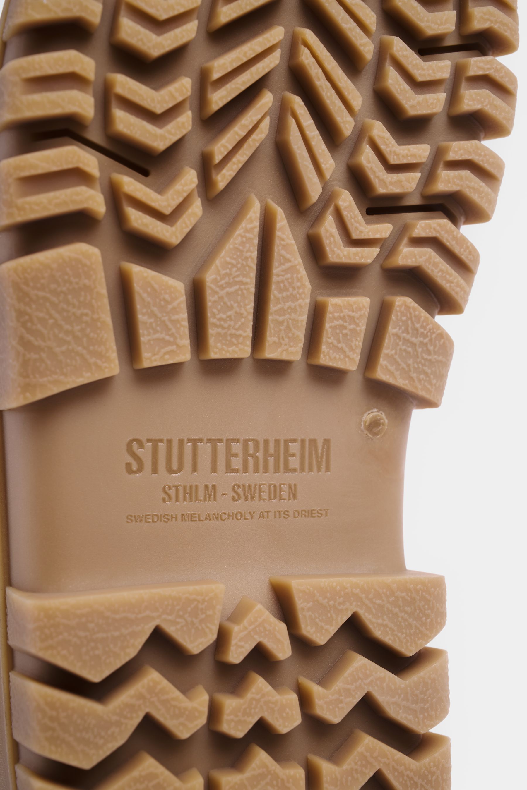 stutterheim patrol boot leather black/fudge footwear leather-boots