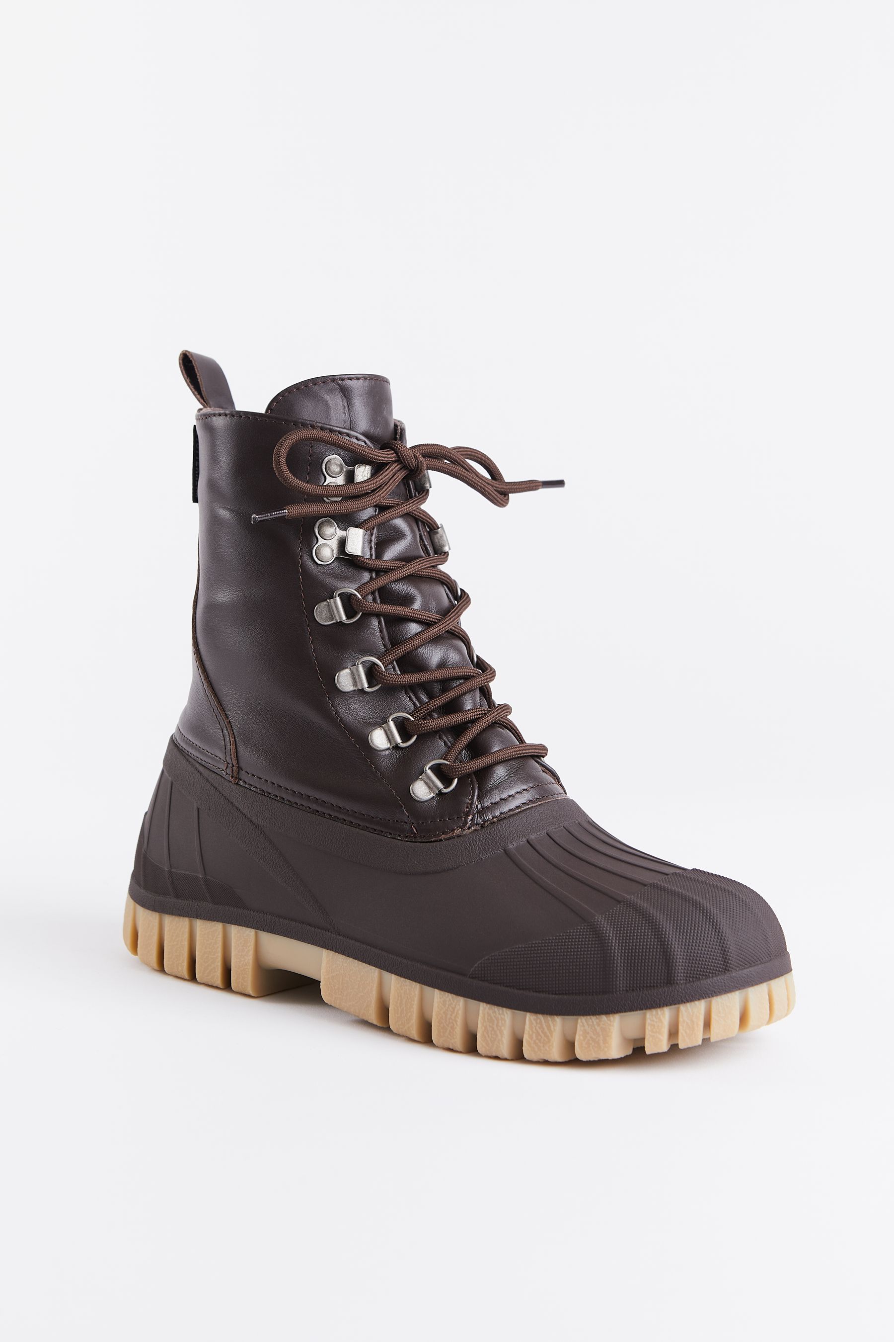 stutterheim patrol boot leather coffee footwear combat-boots