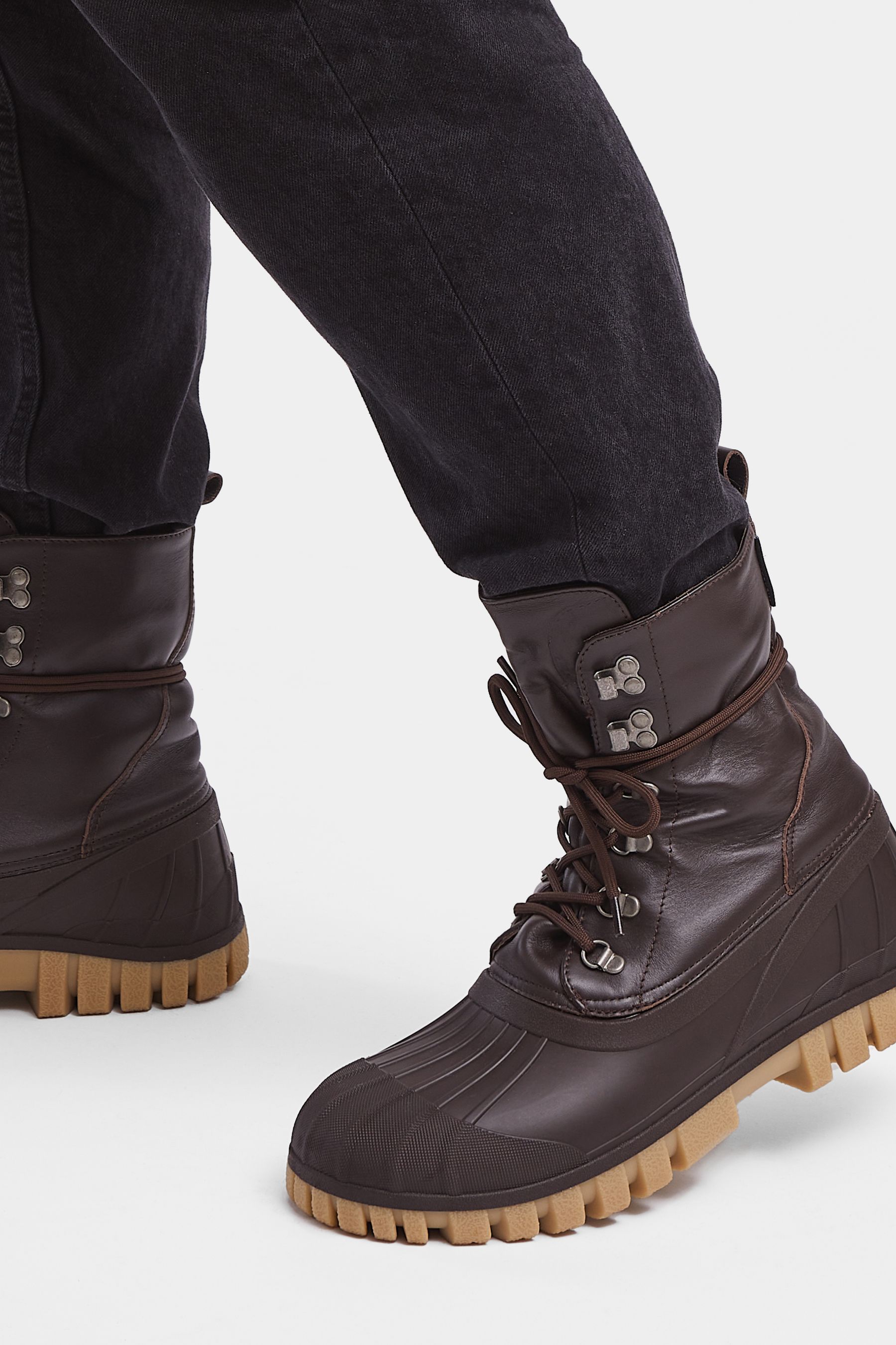 stutterheim patrol boot leather coffee footwear combat-boots